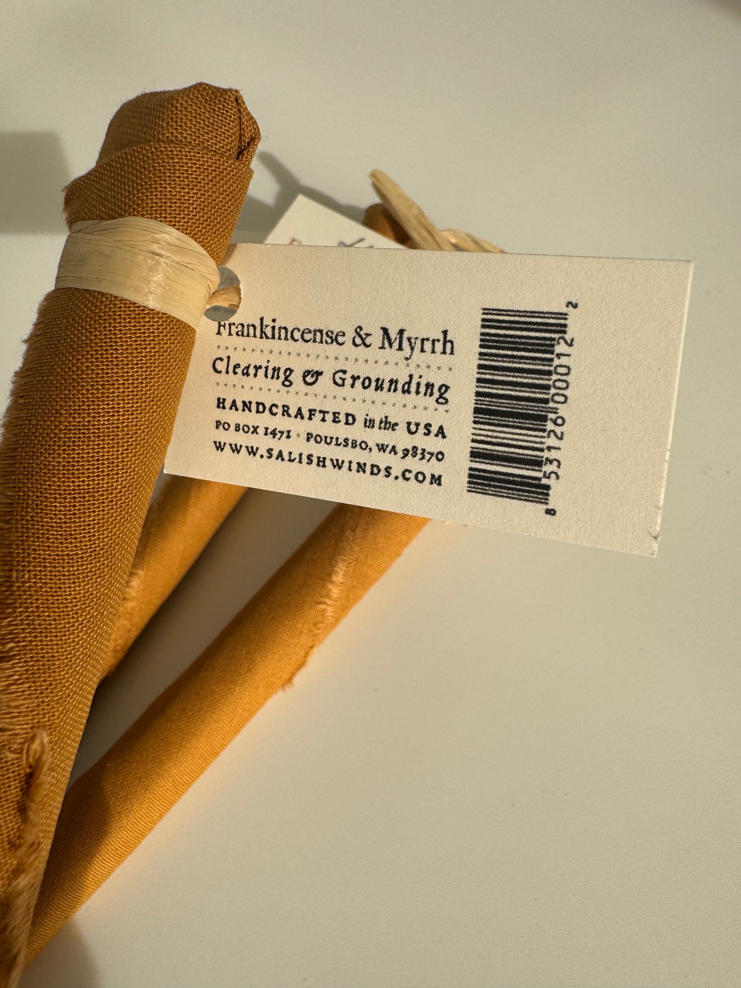 Salish Winds Local PNW Incense- Frankincense & Myrrh - Moon Room Shop and Wellness