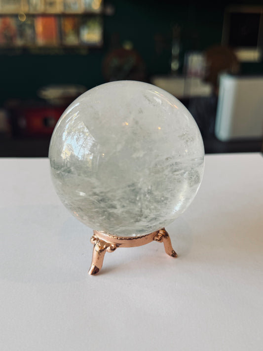 Clear Quartz Sphere  1 lb - Moon Room Shop and Wellness