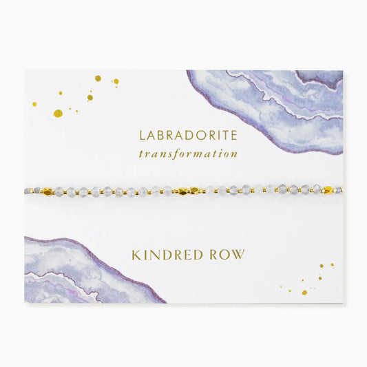 Labradorite Healing Gemstone Stacking Bracelet - Moon Room Shop and Wellness