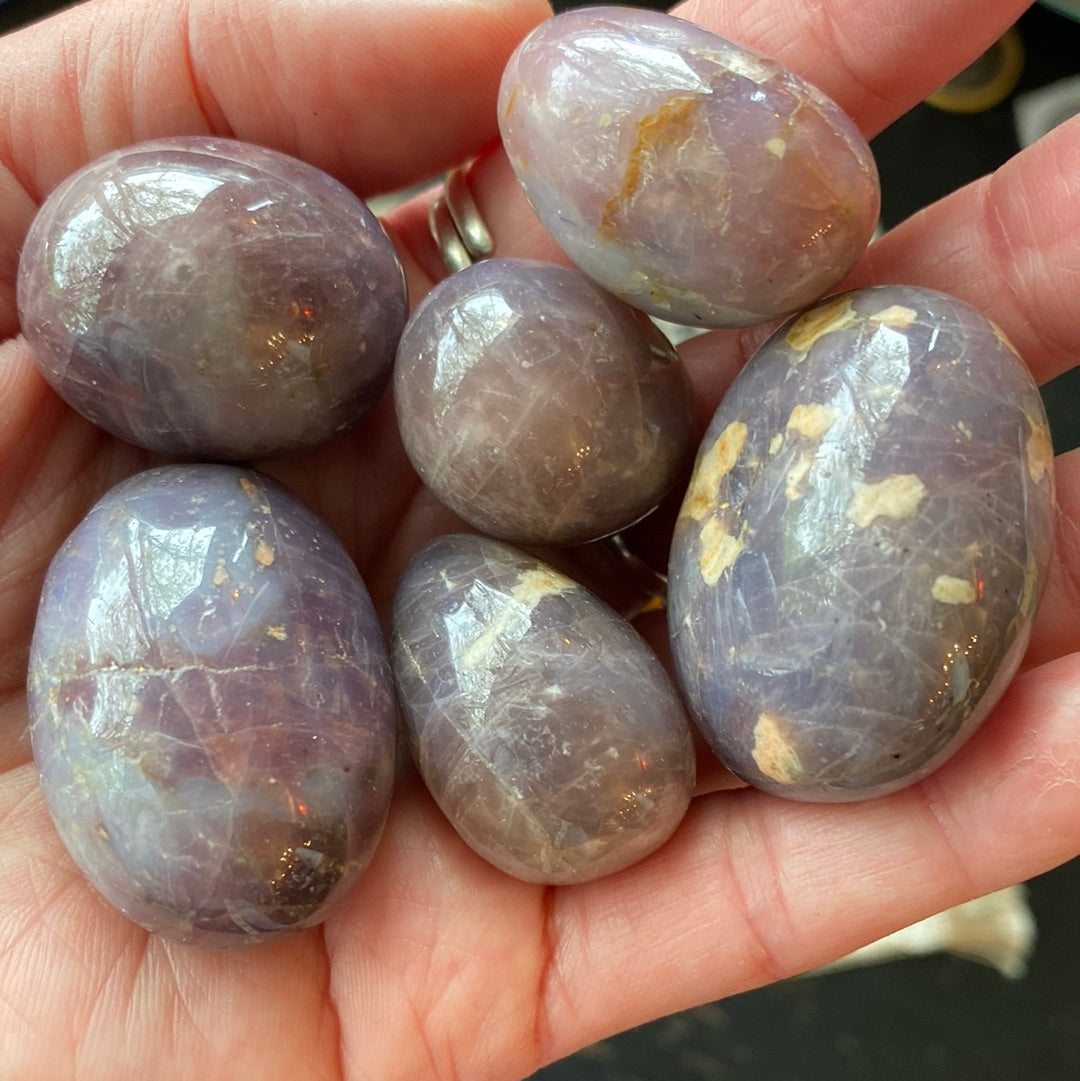 Purple Rose Quartz Tumbled - Moon Room Shop and Wellness