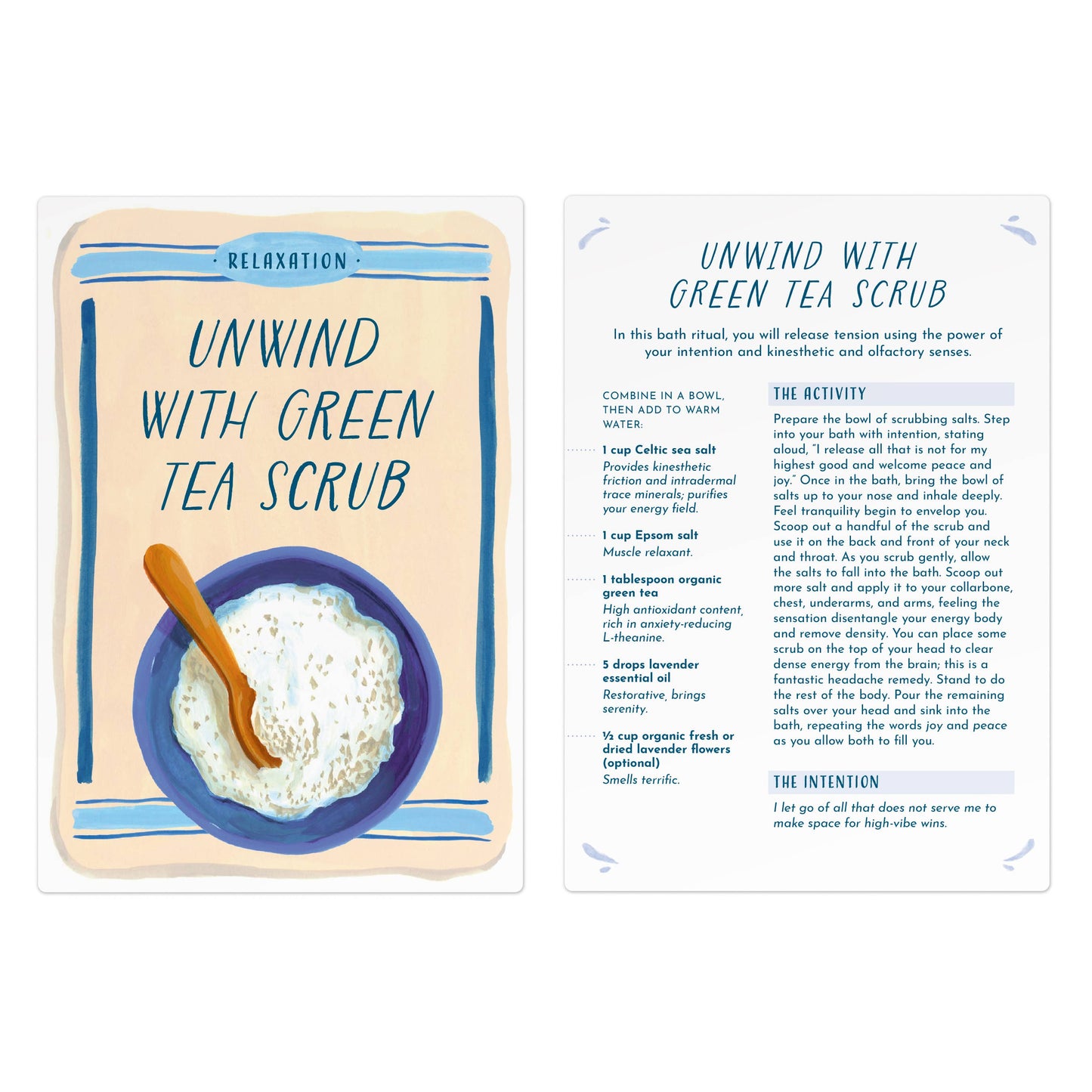 Blissful Baths: 40 Rituals for Self-Care Card Deck - Moon Room Shop and Wellness