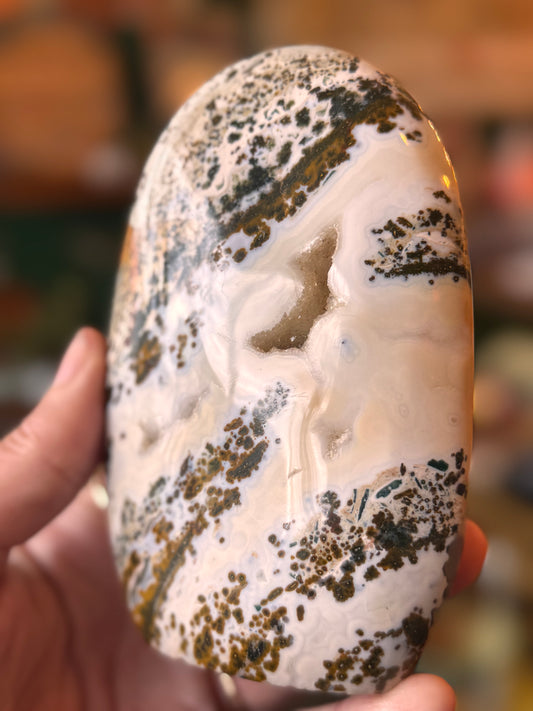 Ocean Jasper Freeform 1.03 lb Madagasar - Moon Room Shop and Wellness