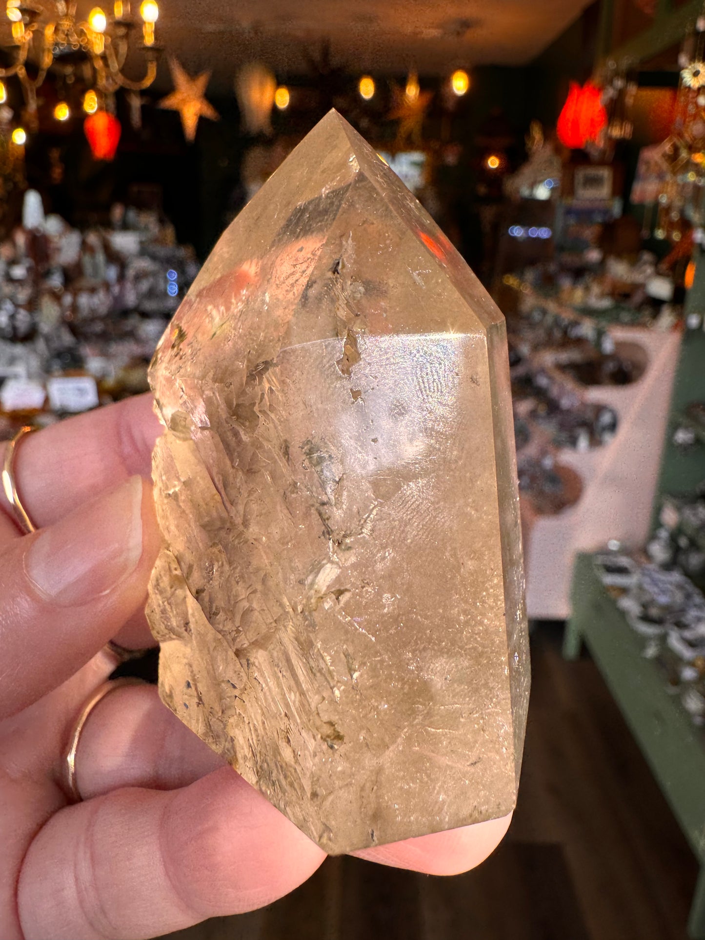 Natural Citrine Tower 147 g Aracuai, Minas Gerais, Brazil - Moon Room Shop and Wellness