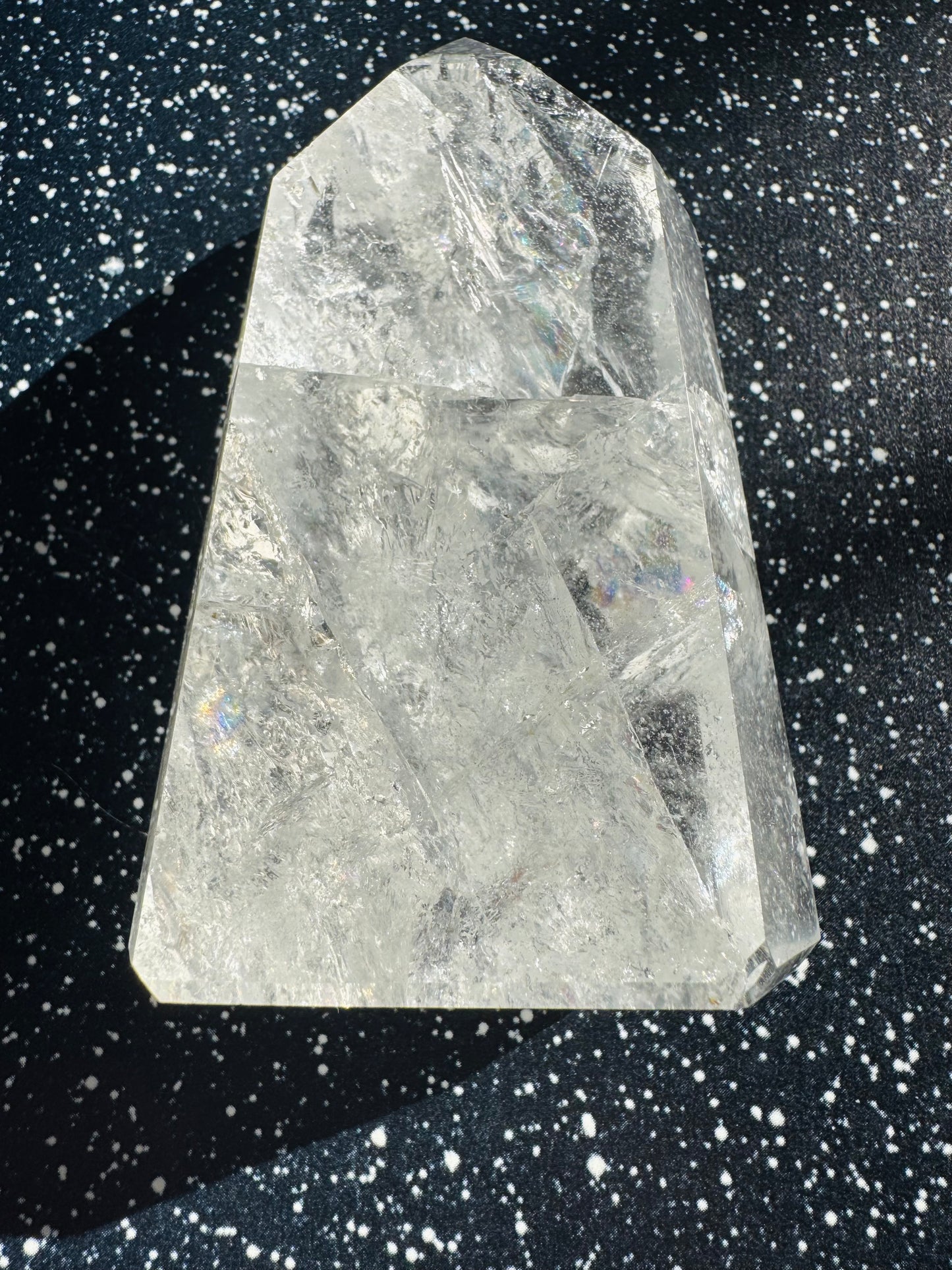 Clear Quartz Tower 440 g Brazil Beauty - Moon Room Shop and Wellness