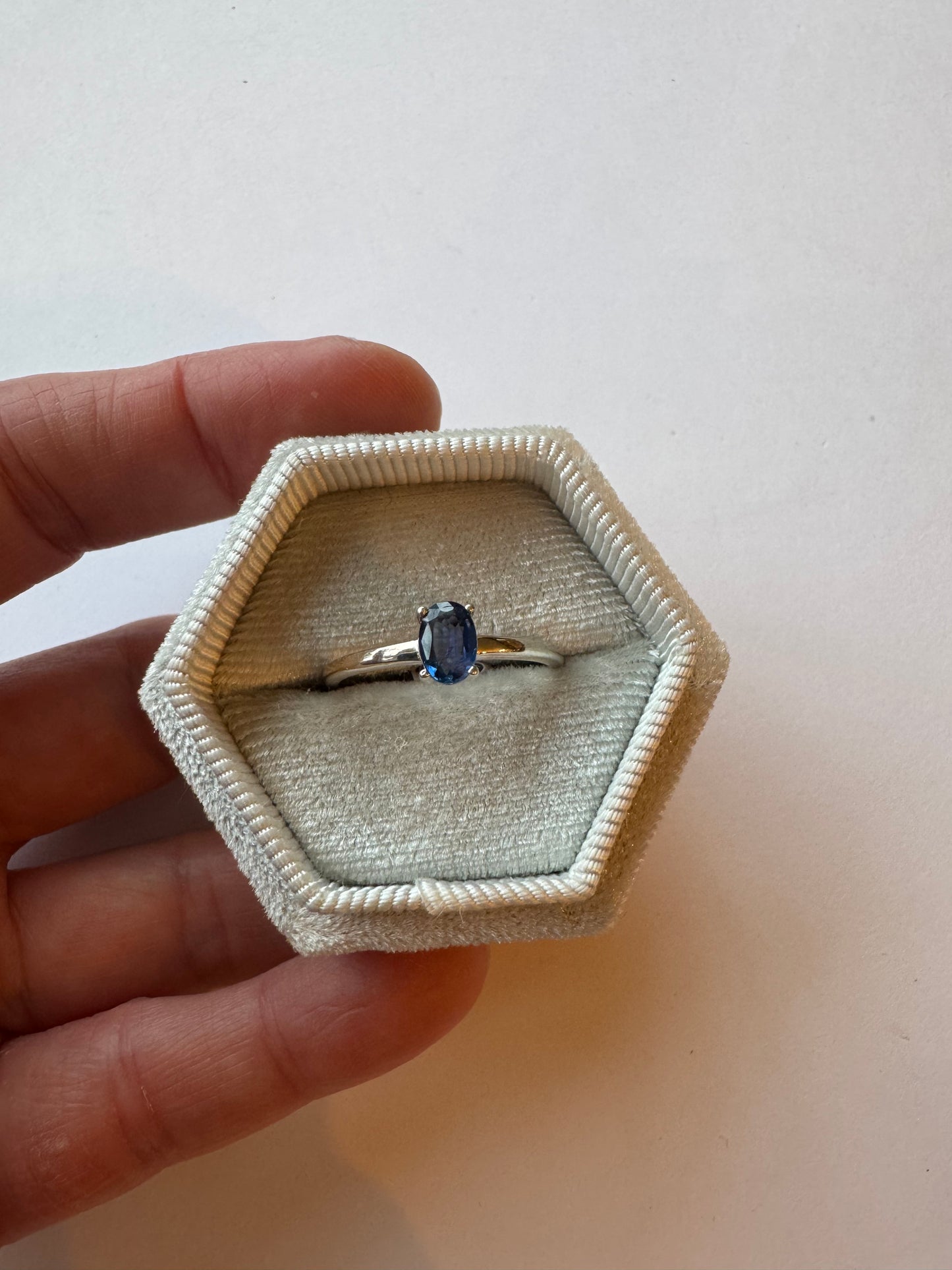 Kyanite Sterling SIlver Ring Size 6,7,8,9 - Moon Room Shop and Wellness
