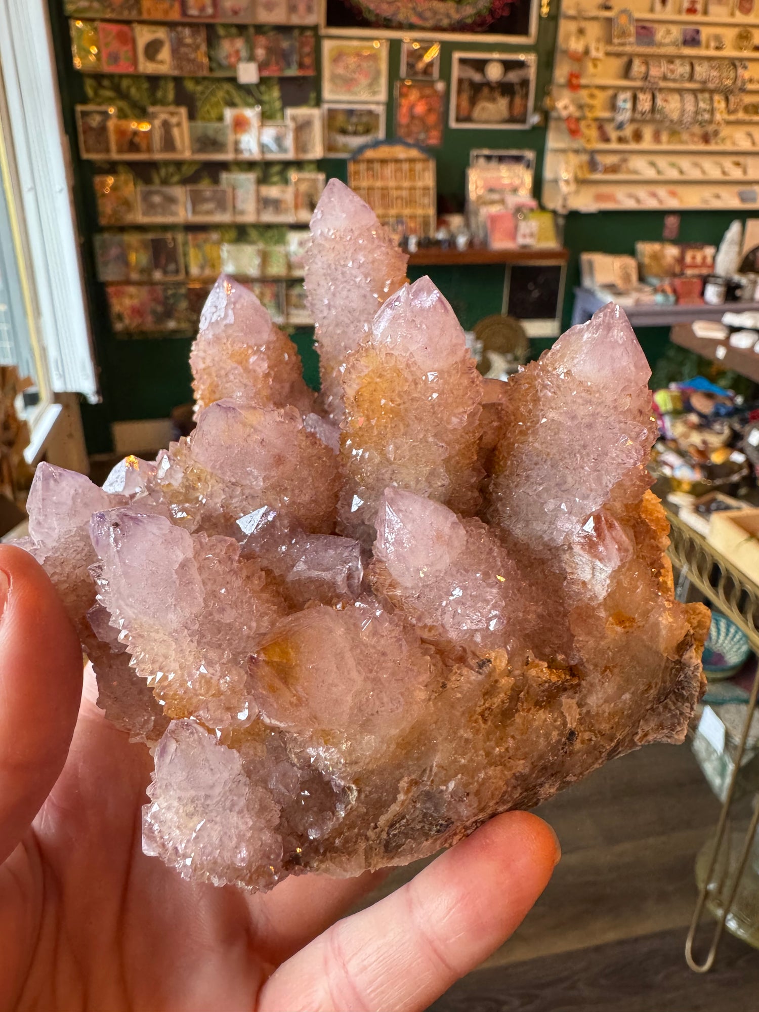 Spirit Quartz Gorgeous Cluster 1.444 lb South Africa - Moon Room Shop and Wellness