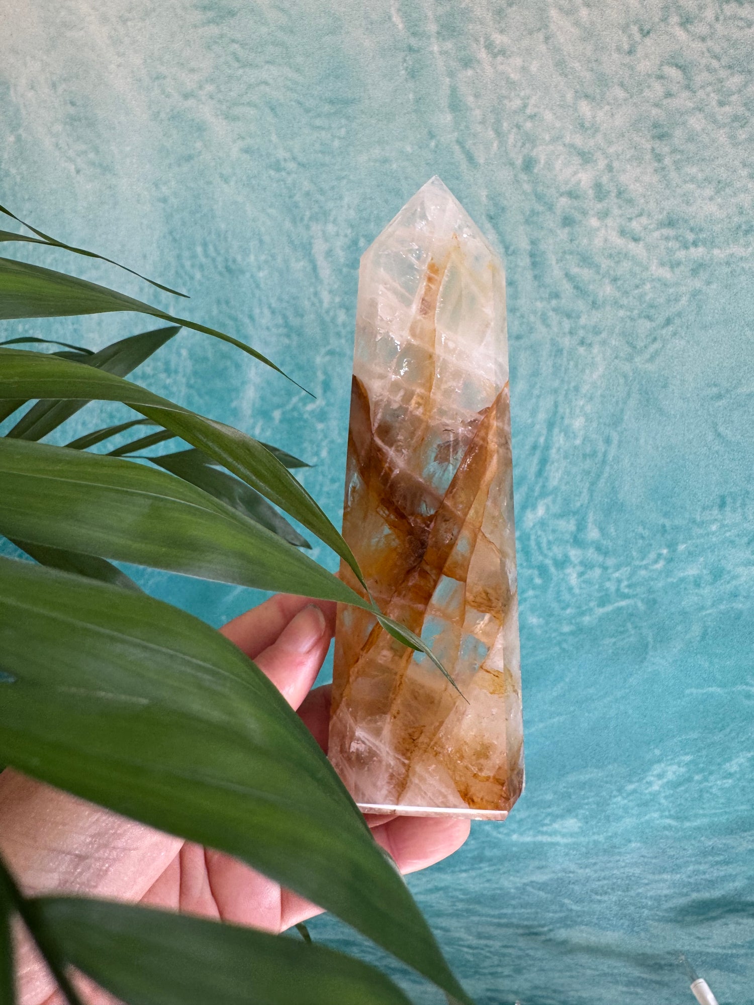 Golden Healer Quartz Tower 374 g Brazil - Divine Beauty - Moon Room Shop and Wellness