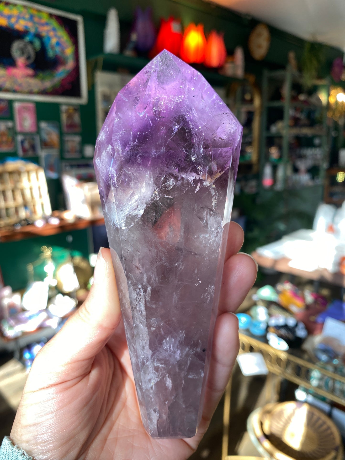 Amethyst Spear Point 358 g - Moon Room Shop and Wellness