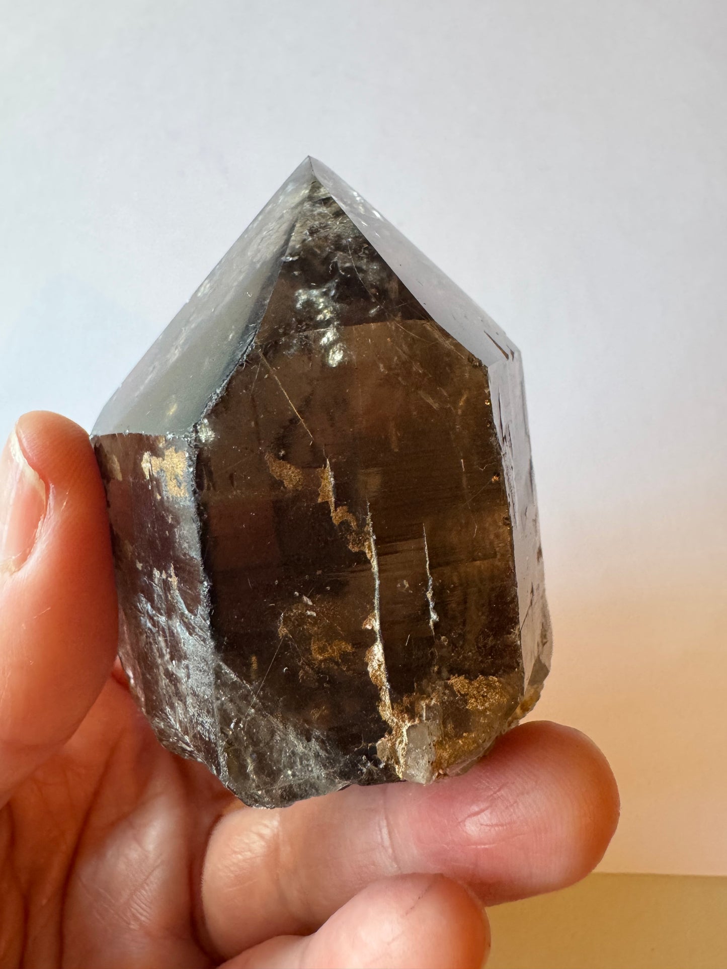 Smoky Quartz Rutilated Healing Point 174 g - Moon Room Shop and Wellness