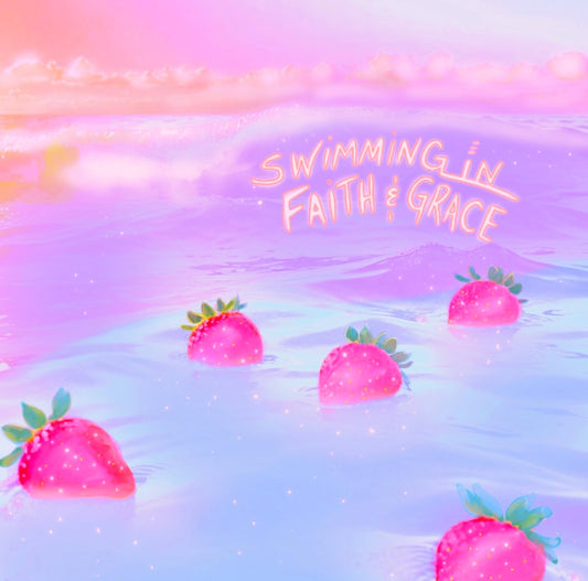 Swimming in Faith and Grace 4x4 Print - Moon Room Shop and Wellness