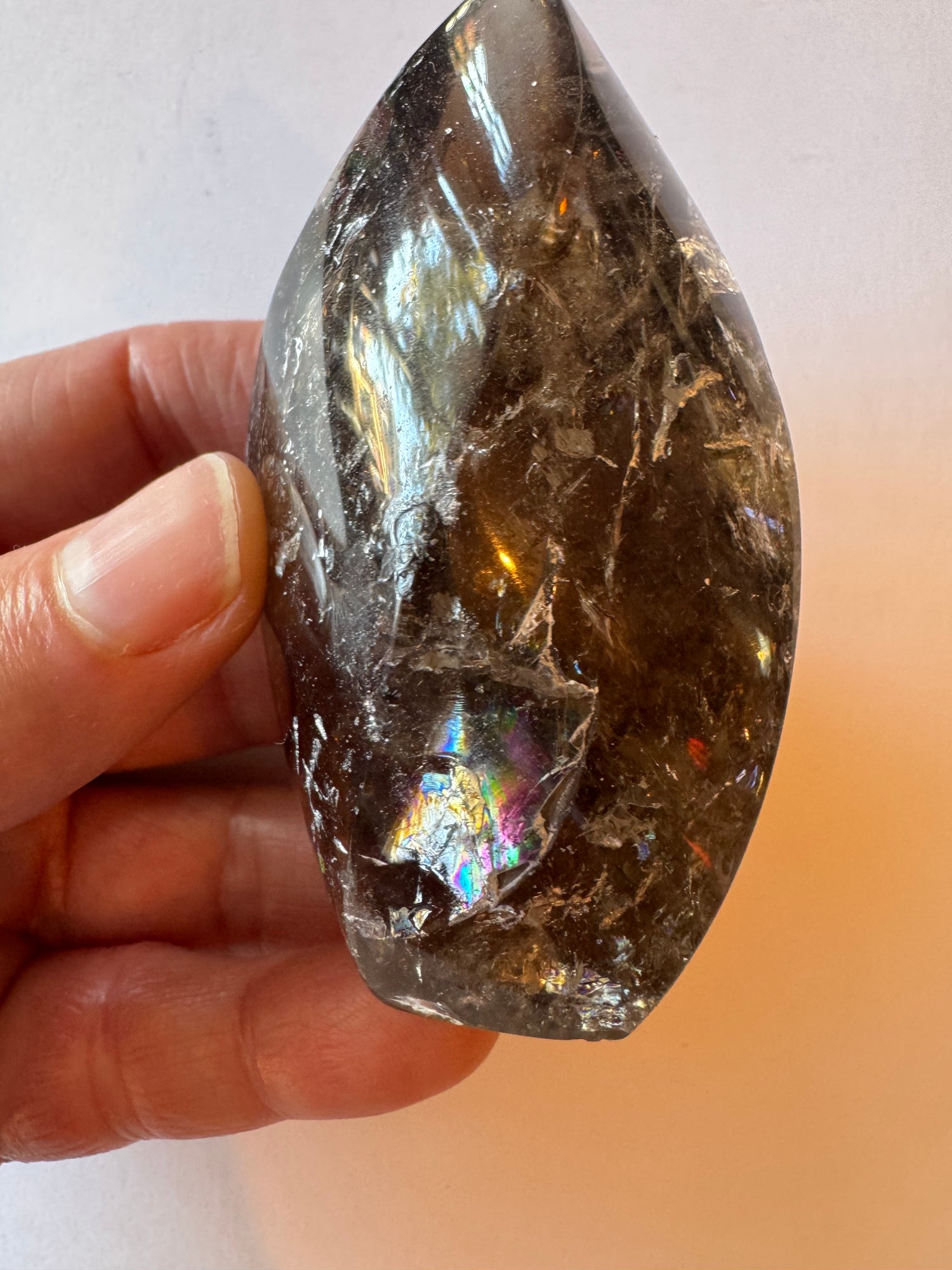 Smoky Quartz Flame 155 g Brazil - Moon Room Shop and Wellness