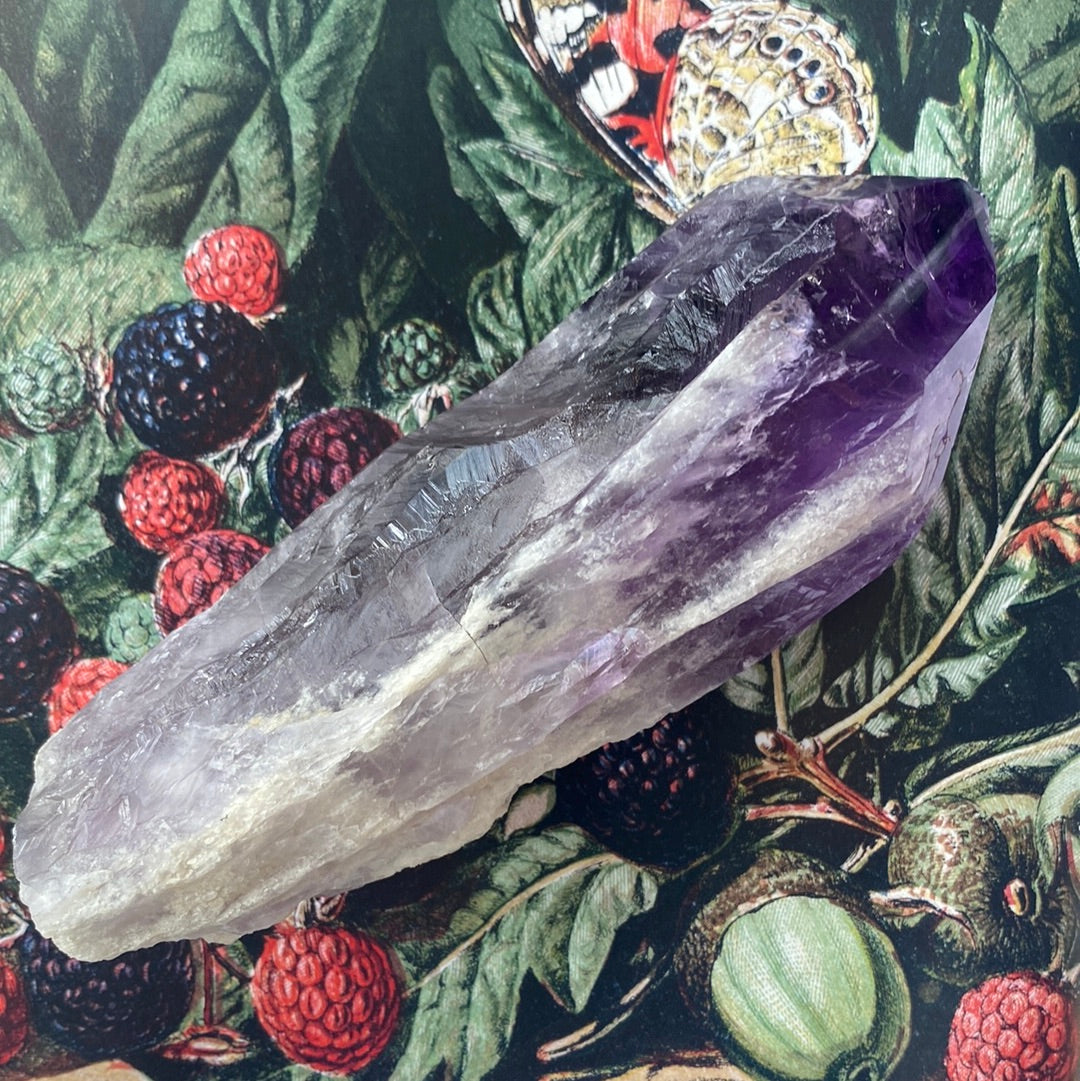 Amethyst Dragon's Tooth Spear Grade A - 382 g - Moon Room Shop and Wellness