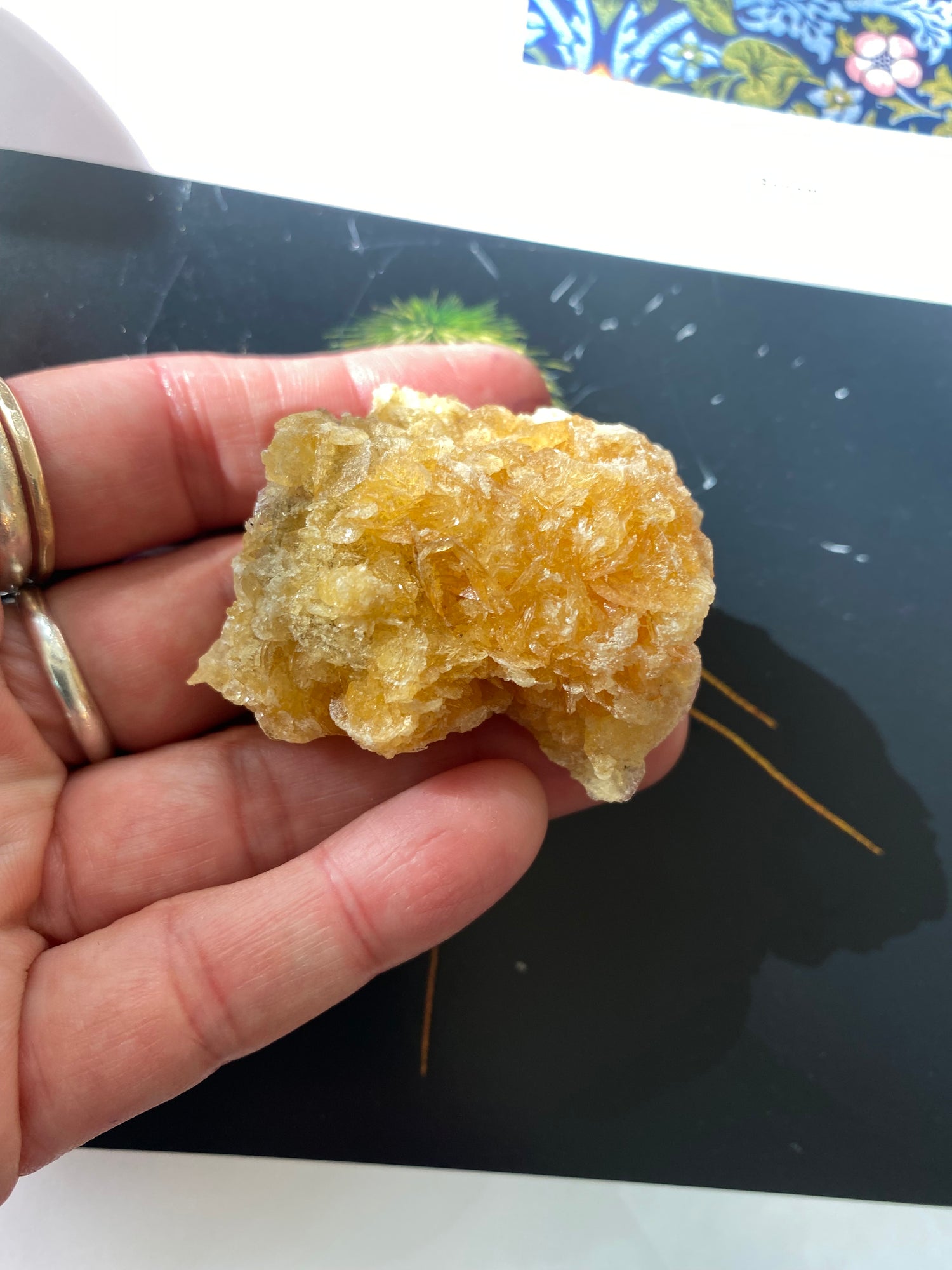 Golden Selenite with Halite 25g Peru - Moon Room Shop and Wellness