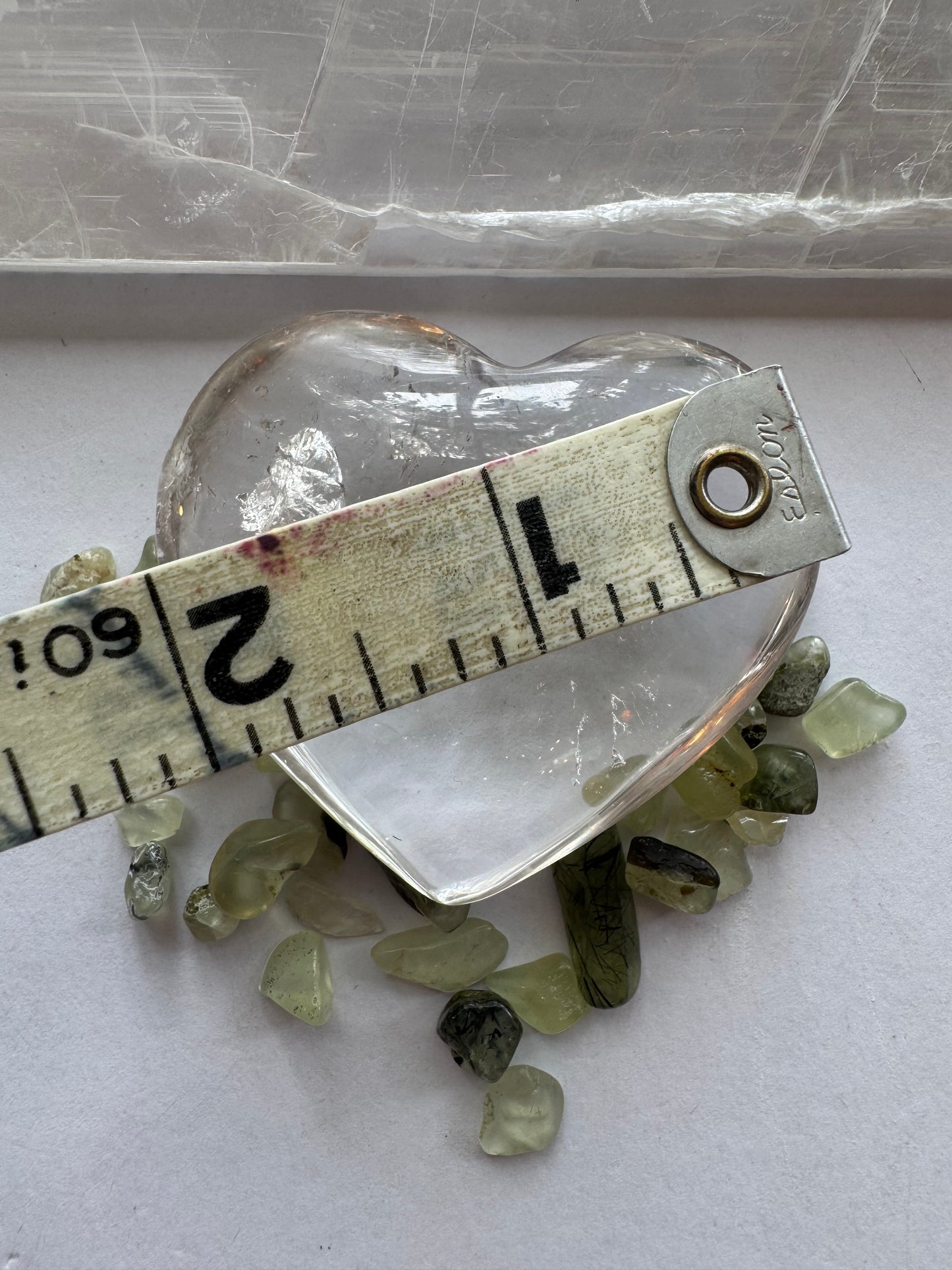 Clear Quartz Heart- 99 g- Brazil Beauty! - Moon Room Shop and Wellness