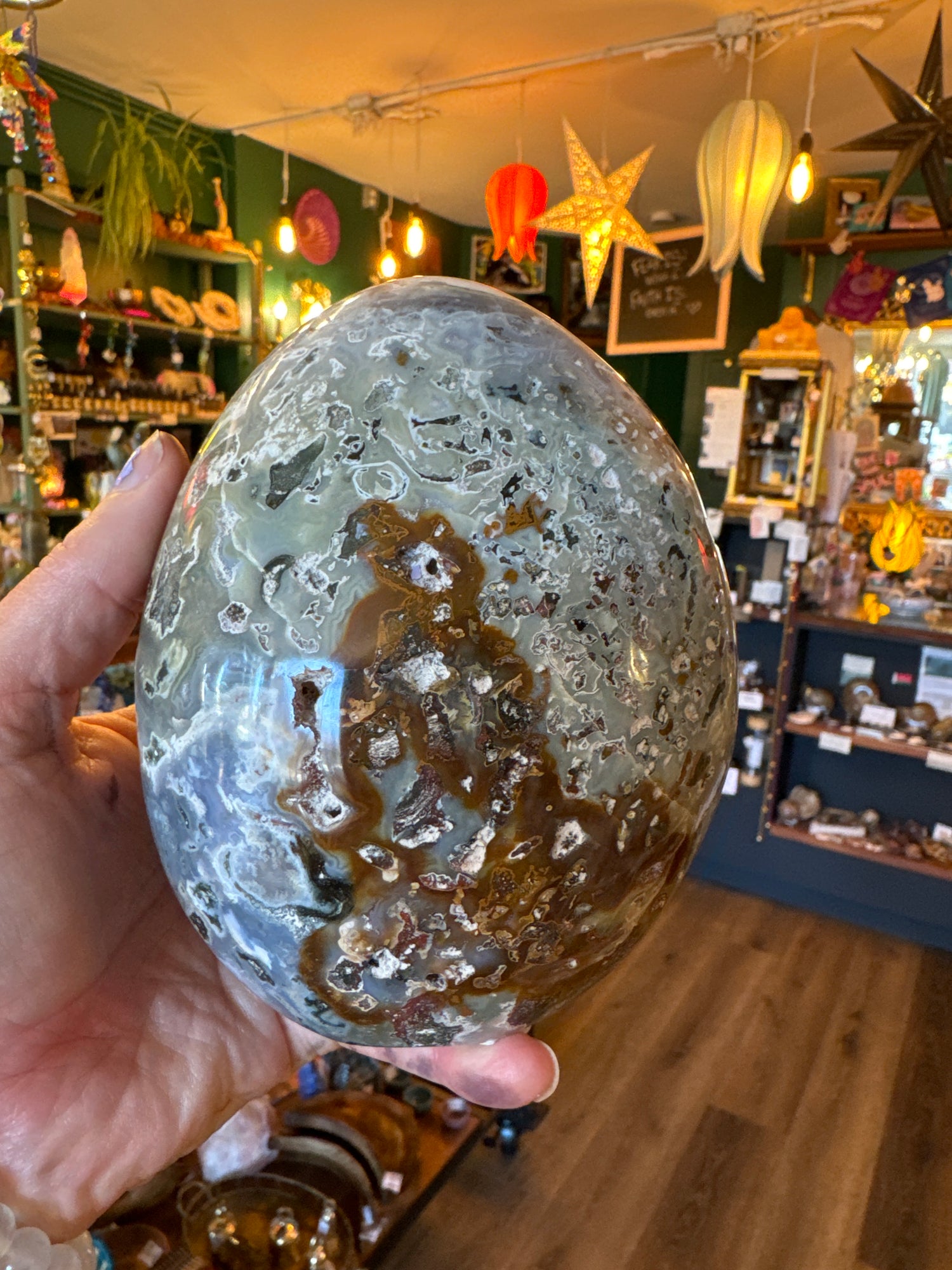 Blue Ocean Jasper Freeform 2.5 lb - Moon Room Shop and Wellness