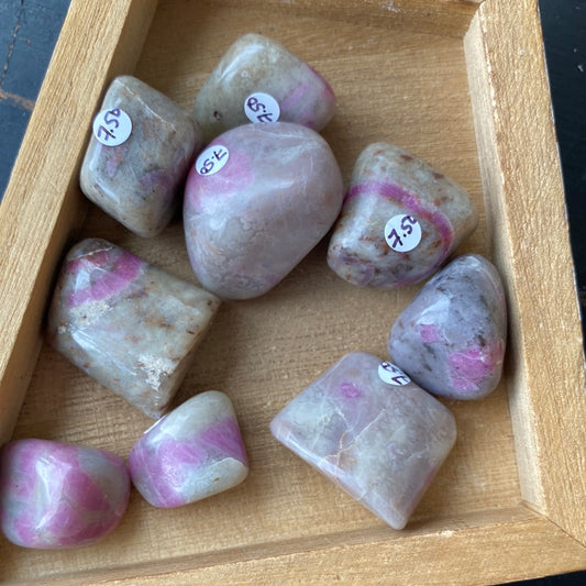 Ruby In Moonstone Tumbled - Moon Room Shop and Wellness