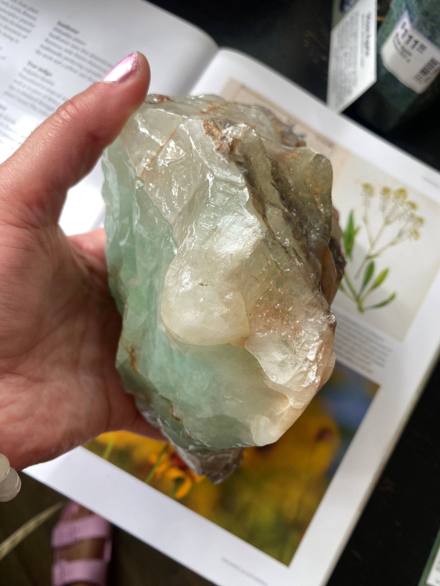 Green Calcite Freeform 3.67 lbs - Moon Room Shop and Wellness