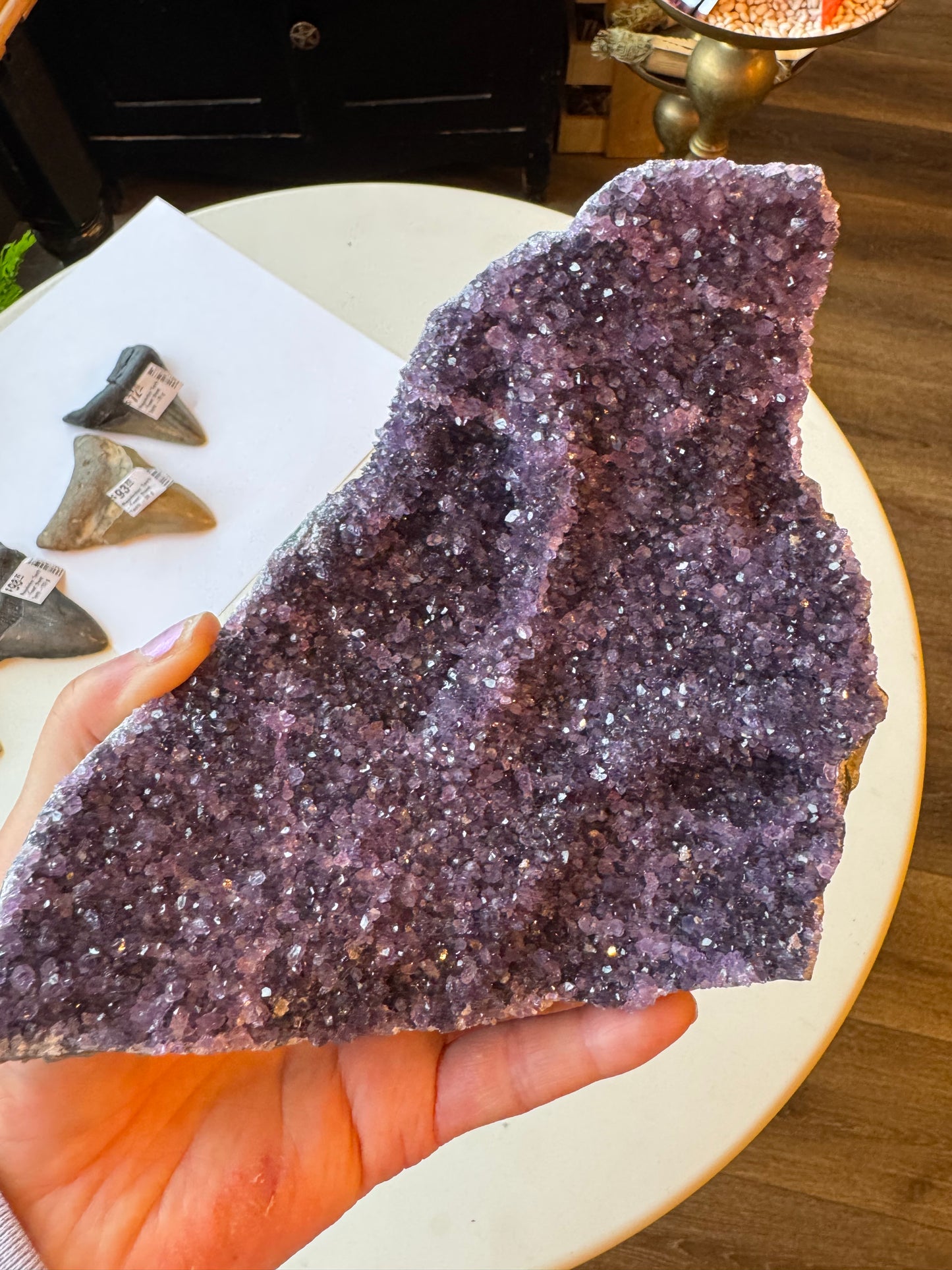 Rainbow Amethyst Standing Sparkly Cluster Brazil 3.65 lb - Moon Room Shop and Wellness