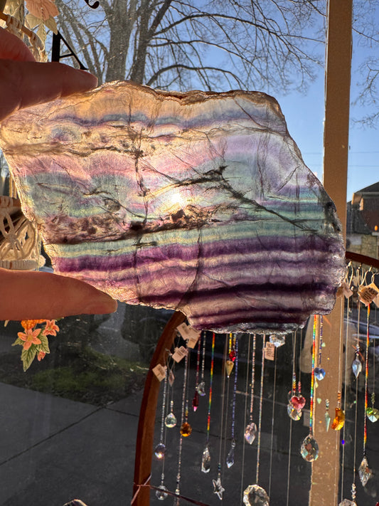 Fluorite SLab 353 g China - Moon Room Shop and Wellness