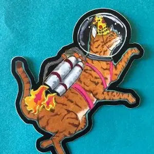 Astro Cat Sitcker - Moon Room Shop and Wellness