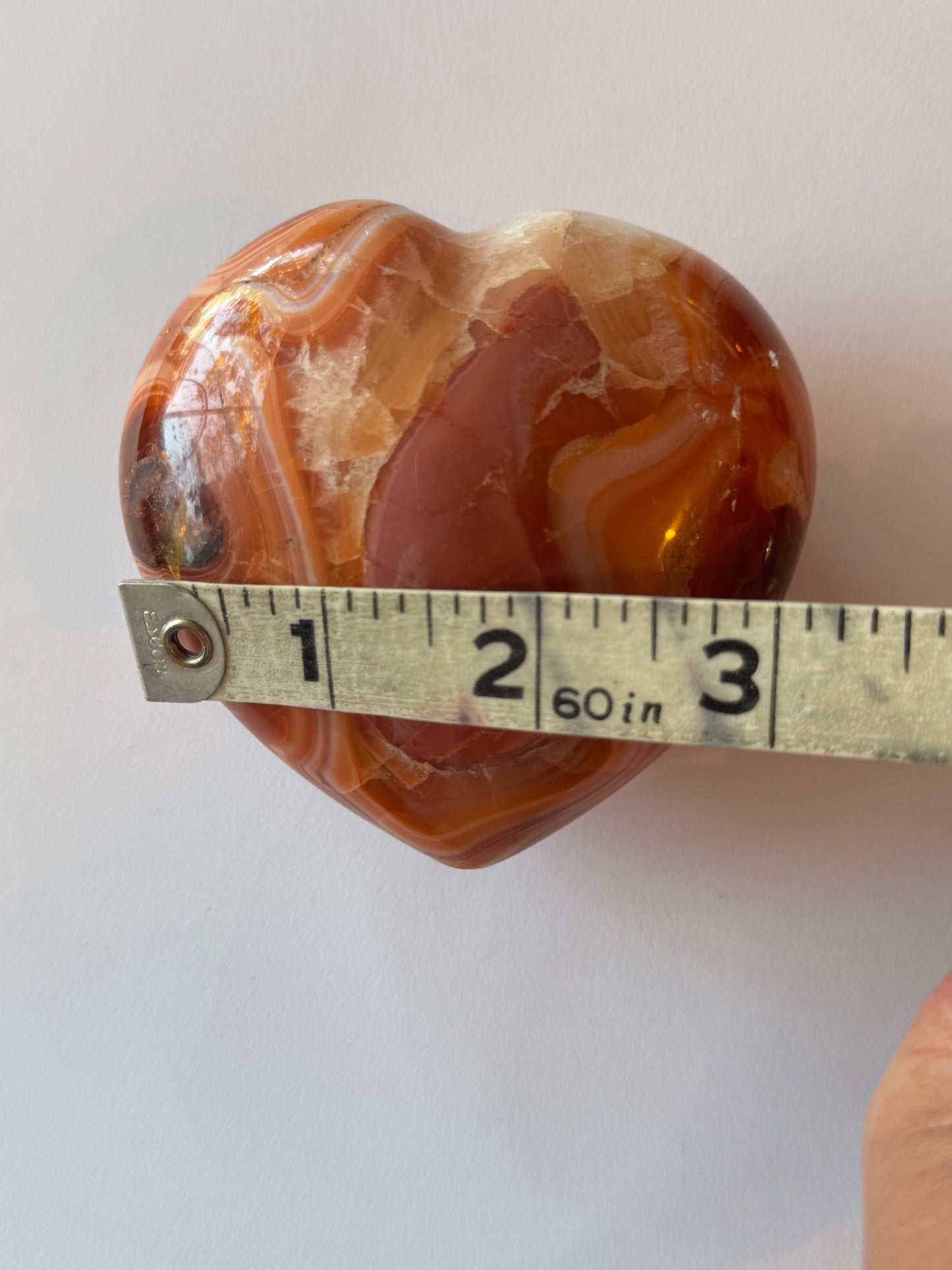 Carnelian Heart 408 g Madagascar - Moon Room Shop and Wellness