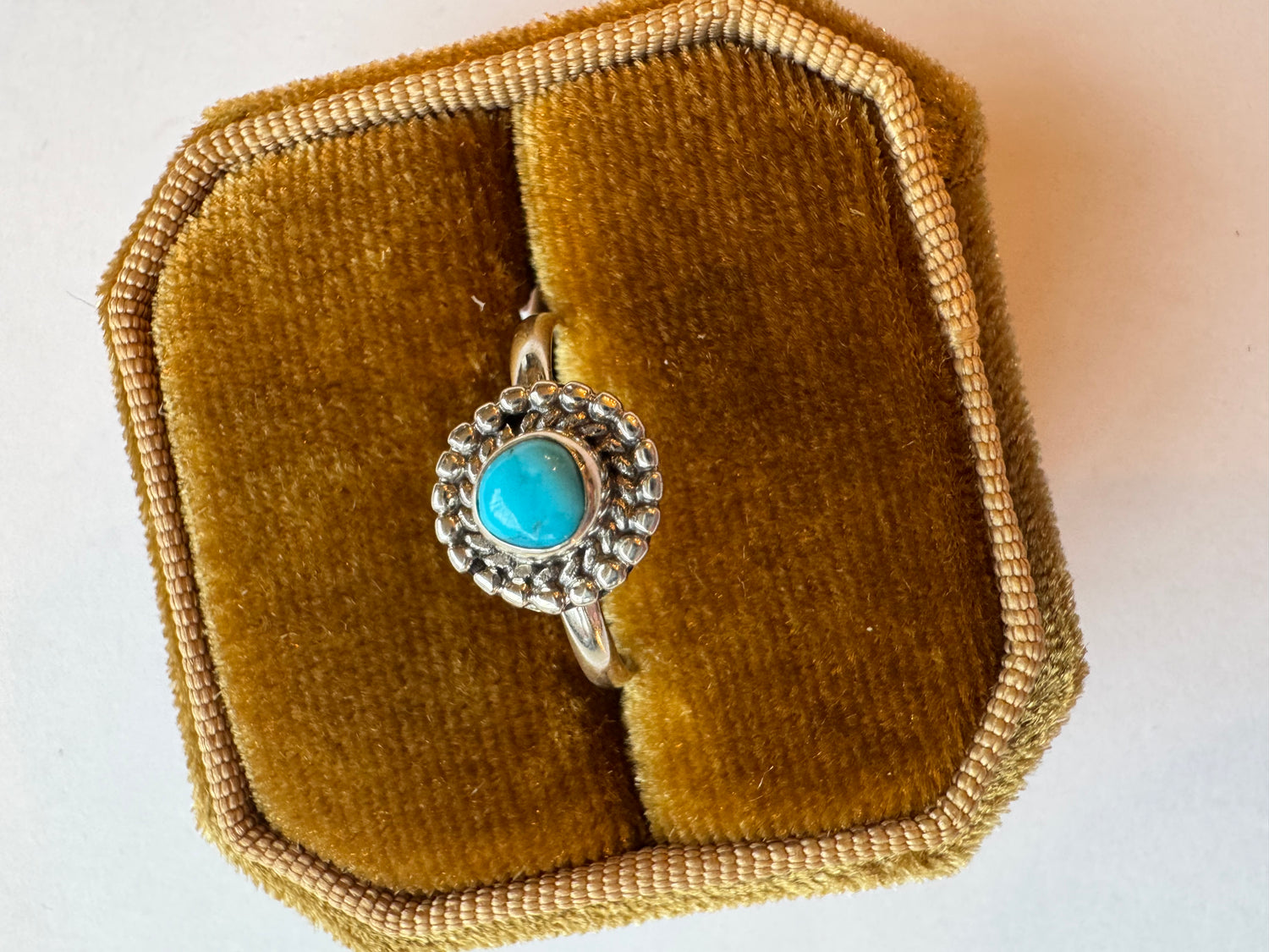 Turquoise Sterling SIlver Ring Size 7,8,9 - Moon Room Shop and Wellness