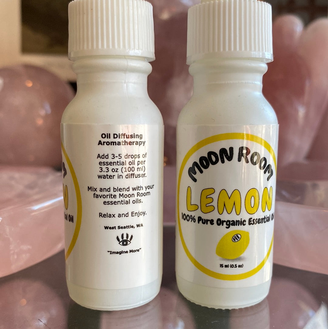 Moon Room Organic Lemon Essential Oil - Moon Room Shop and Wellness