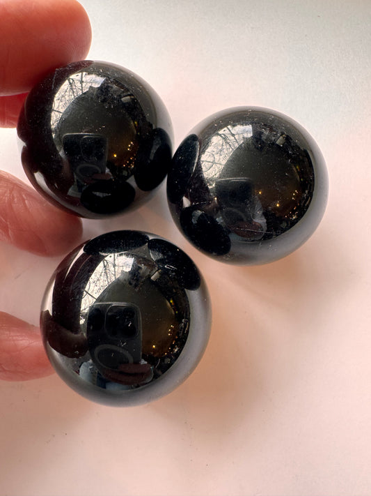 Black Obsidian Mini Sphere - Moon Room Shop and Wellness