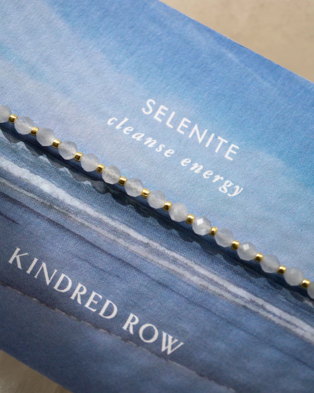 Selenite Healing Gemstone Stacking Bracelet - Moon Room Shop and Wellness