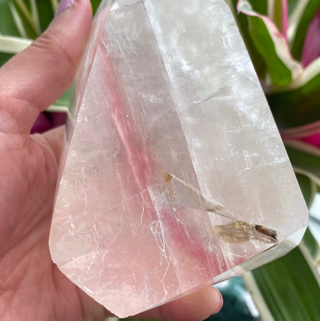 Optical Calcite Gorgeous Freeform- India 807 g - Moon Room Shop and Wellness