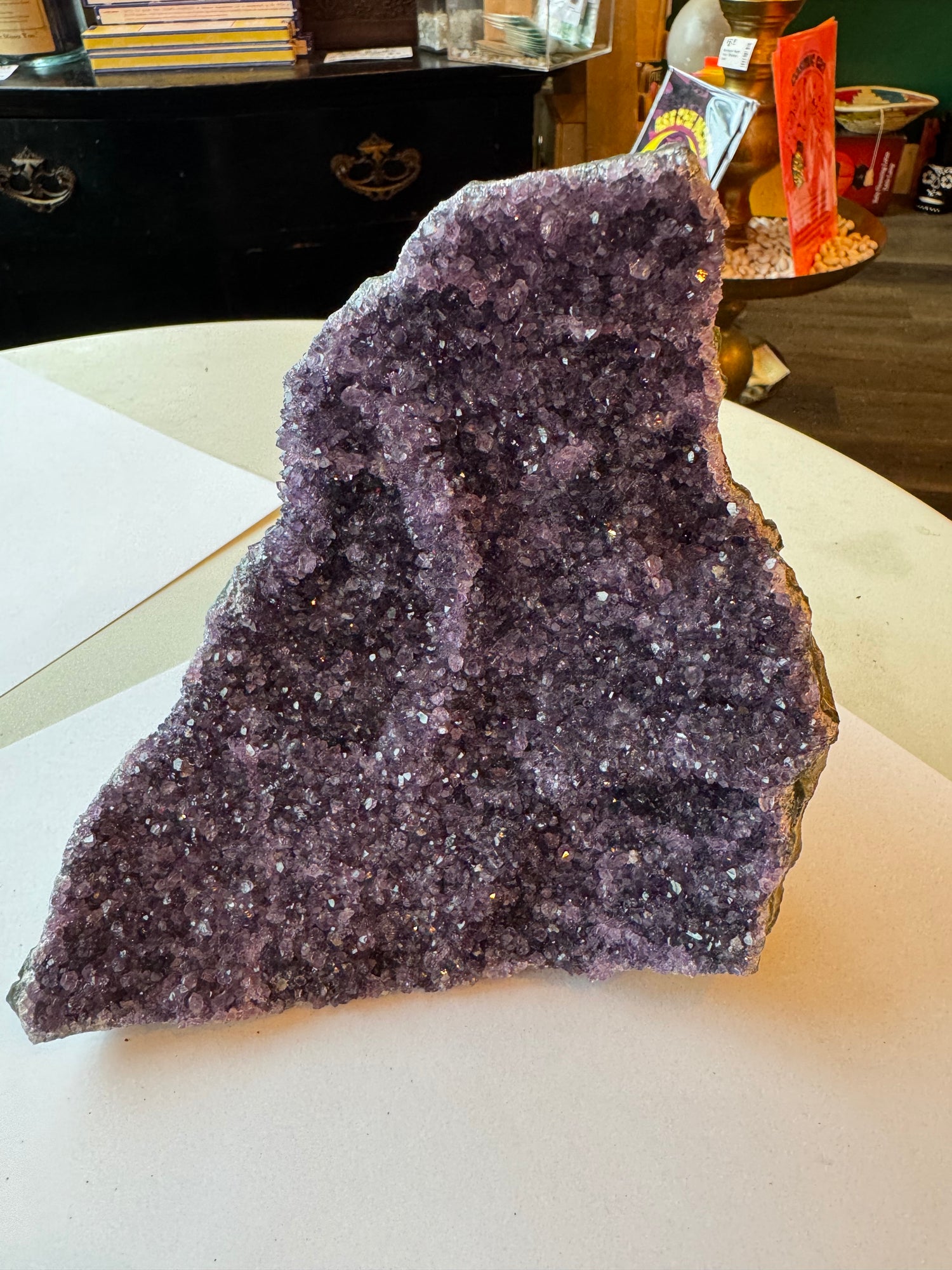 Rainbow Amethyst Standing Sparkly Cluster Brazil 3.65 lb - Moon Room Shop and Wellness