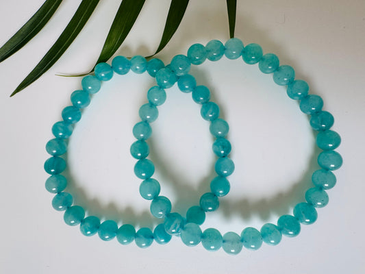 Amazonite Stretch Bracelet 6mm - Moon Room Shop and Wellness