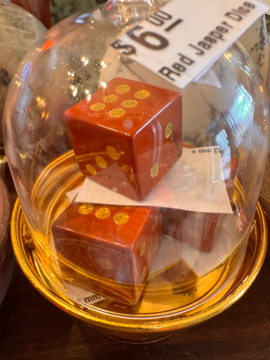 Red Jasper Dice - Moon Room Shop and Wellness