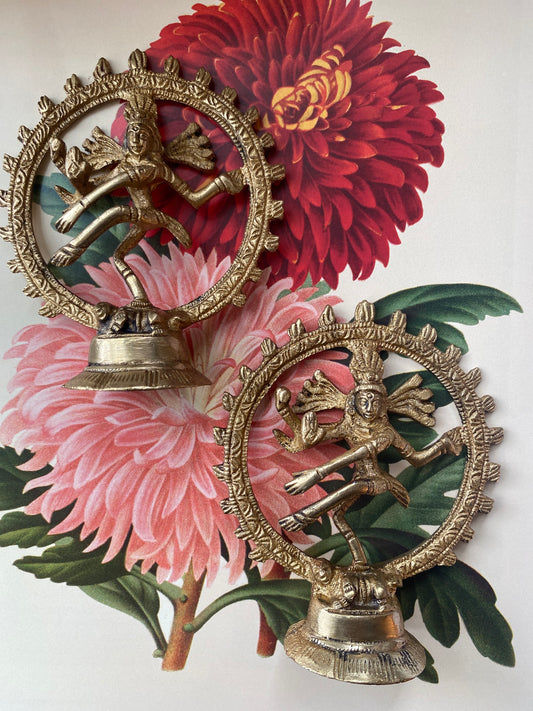 Dancing Shiva Brass Statue - Moon Room Shop and Wellness