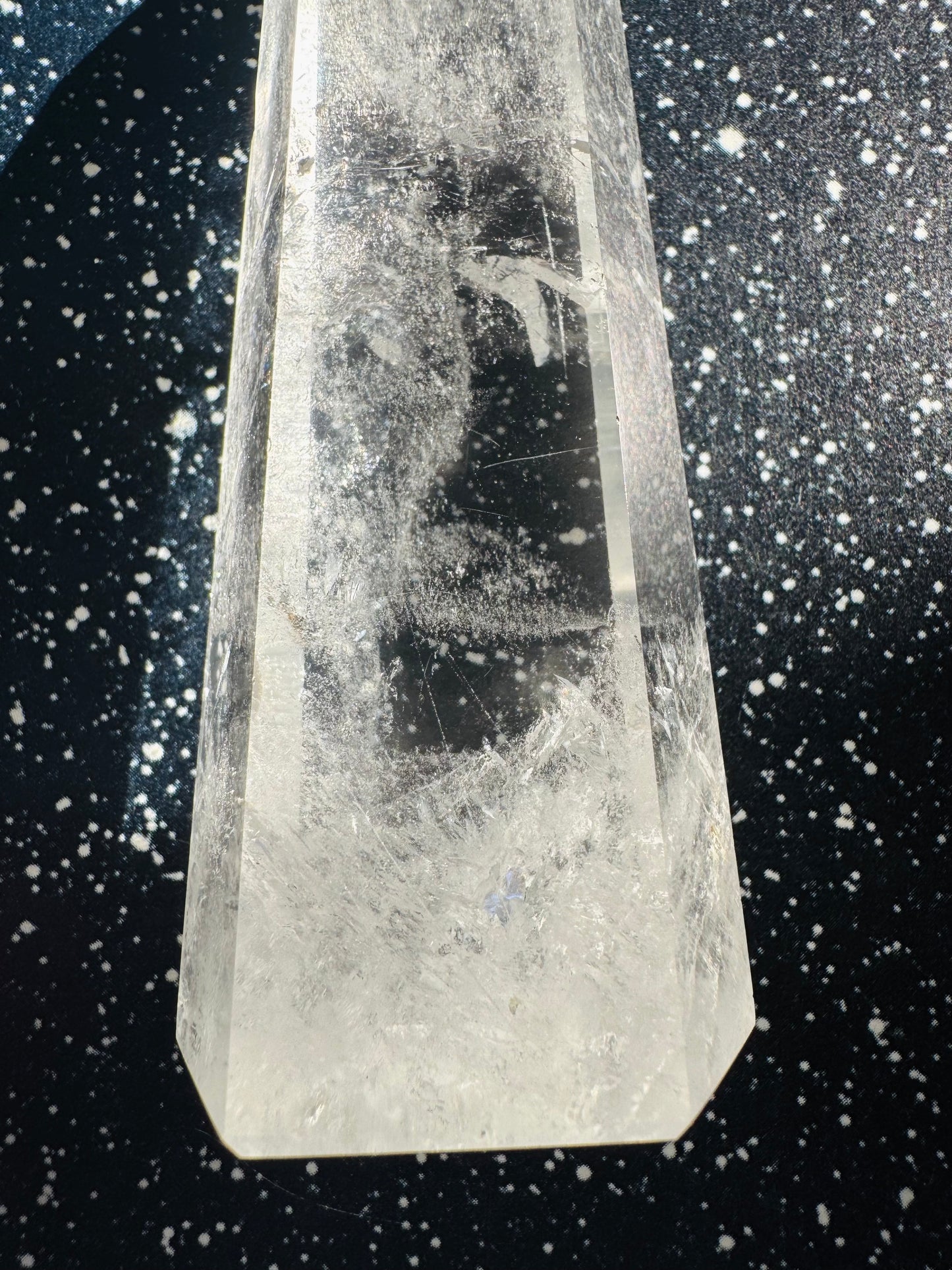 Clear Quartz Tower 222 g Brazil Beauty - Moon Room Shop and Wellness