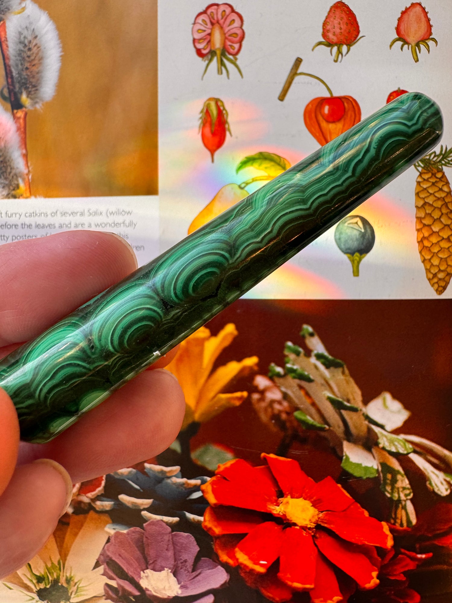 Malachite Massage Wand - Moon Room Shop and Wellness