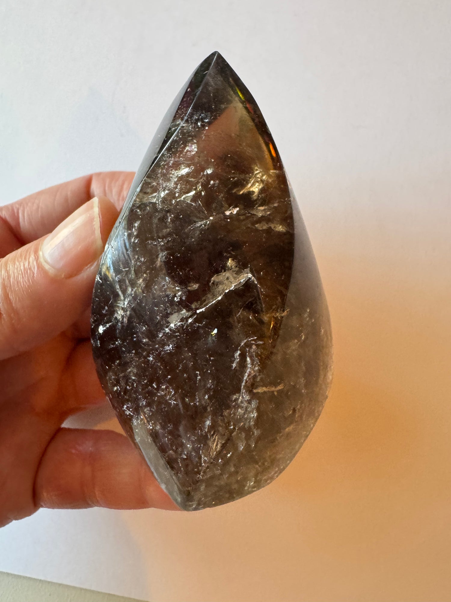 Smoky Quartz Flame 155 g Brazil - Moon Room Shop and Wellness