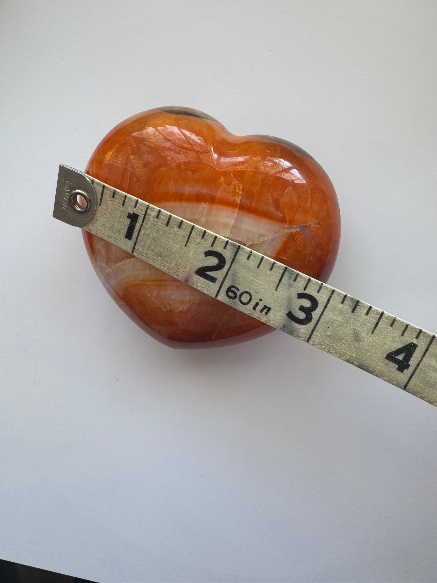 Carnelian Heart 299 g Madagascar - Moon Room Shop and Wellness