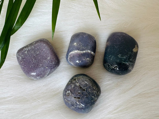 Grape Agate Tumbled Indonesia - Moon Room Shop and Wellness