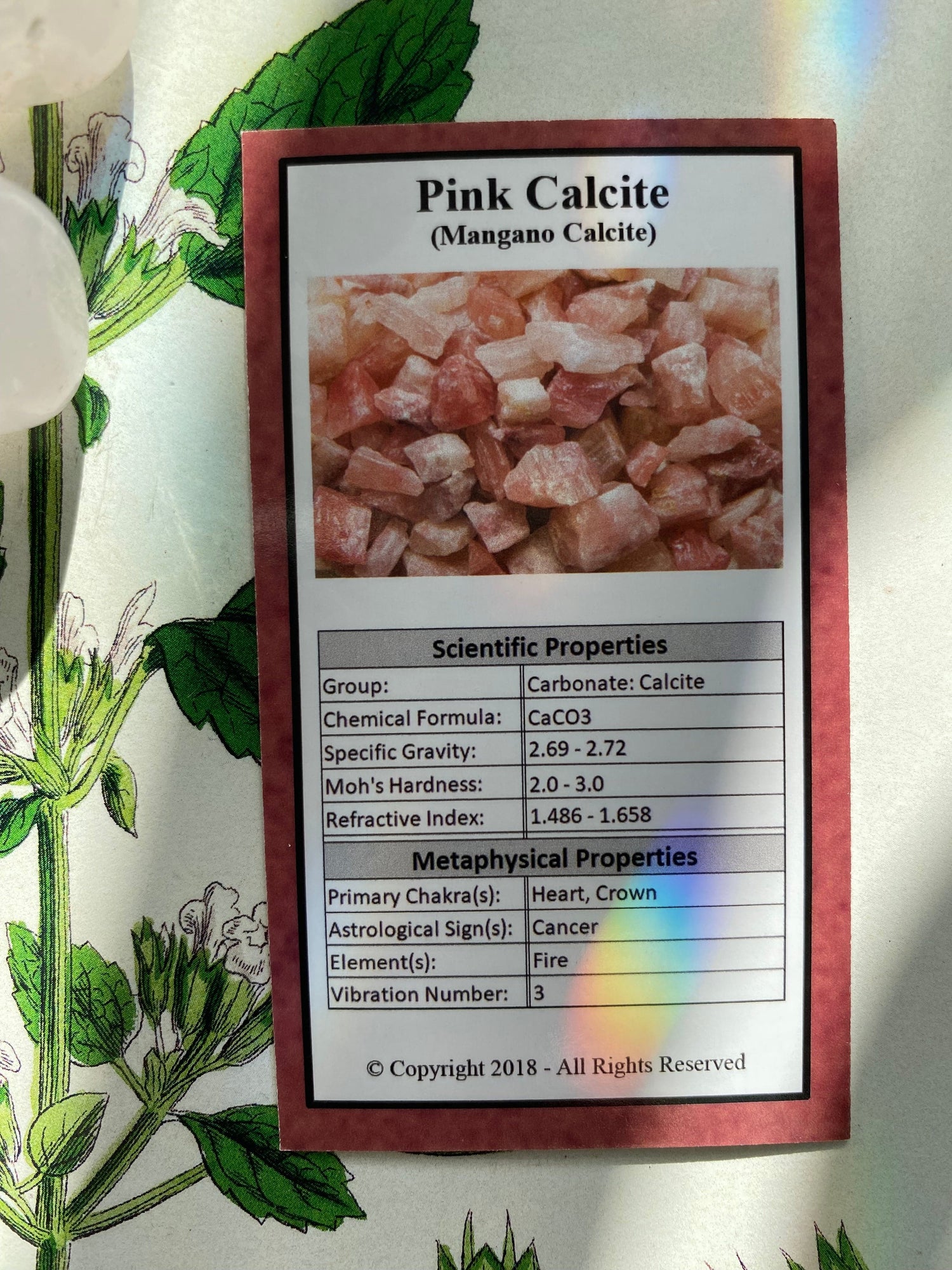 Pink Calcite Tumbled Pakistan - Moon Room Shop and Wellness