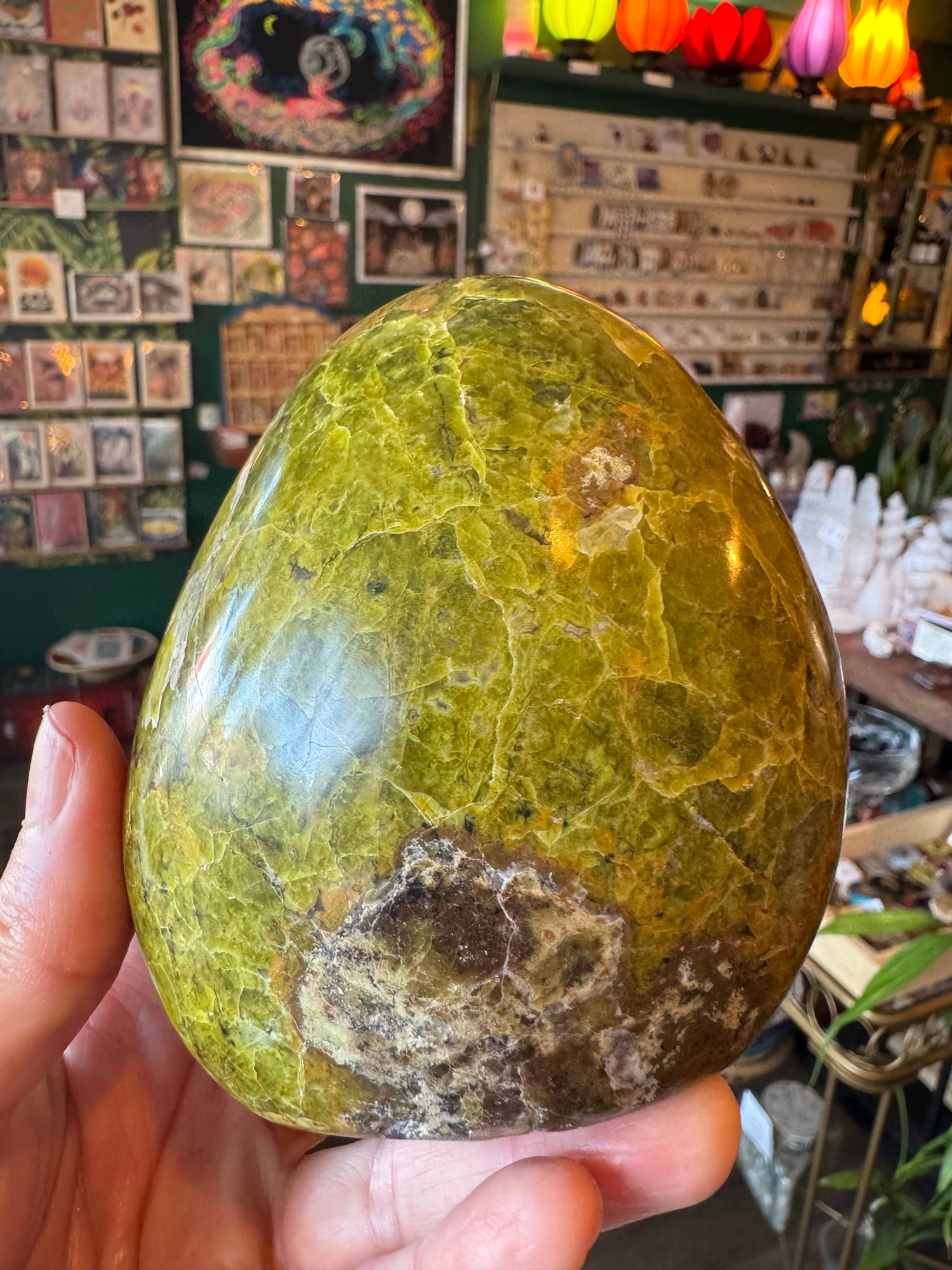 Green Opal Freeform 1.53 lb - Moon Room Shop and Wellness