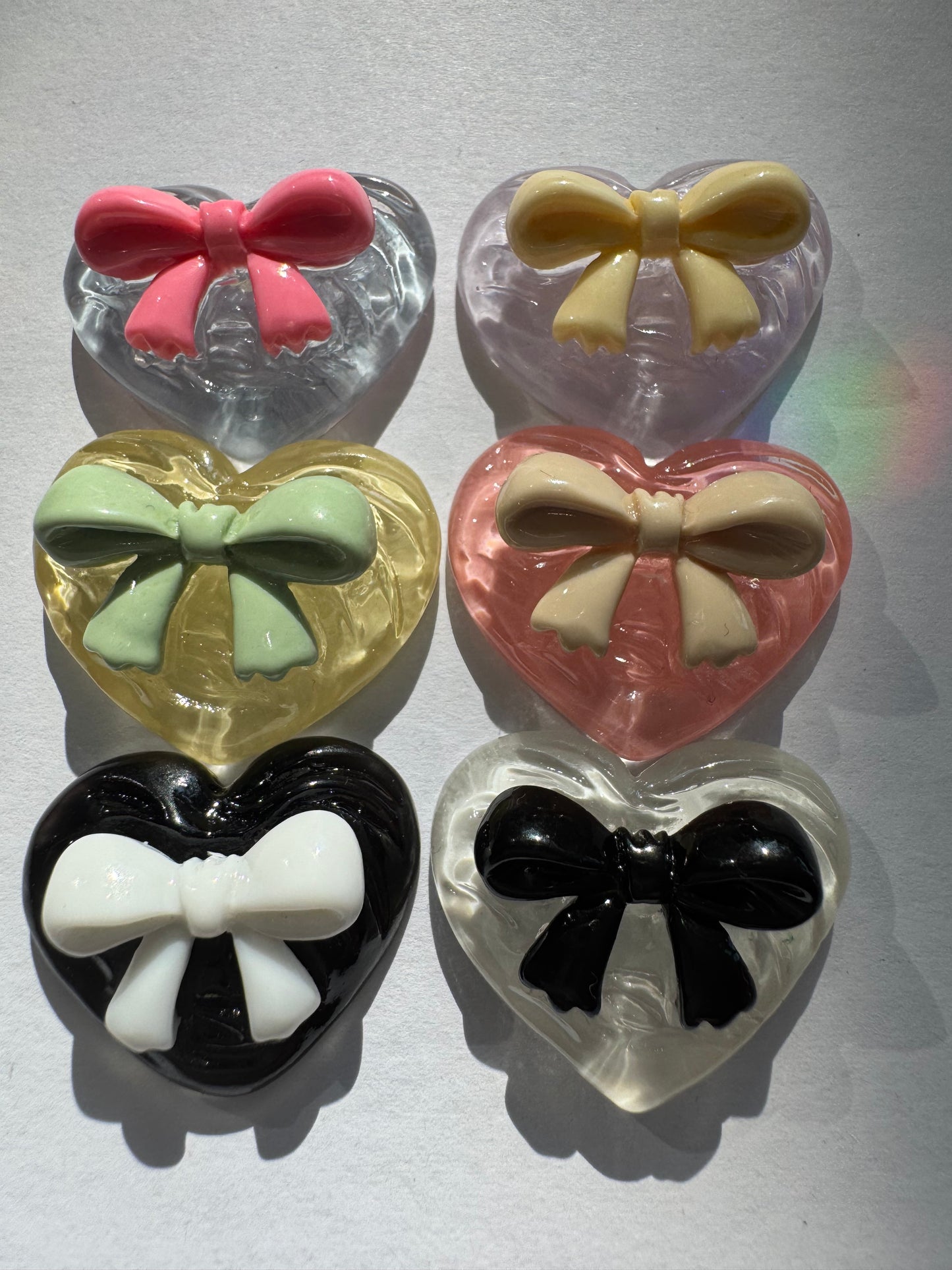 Heart Charm with Bow - Moon Room Shop and Wellness