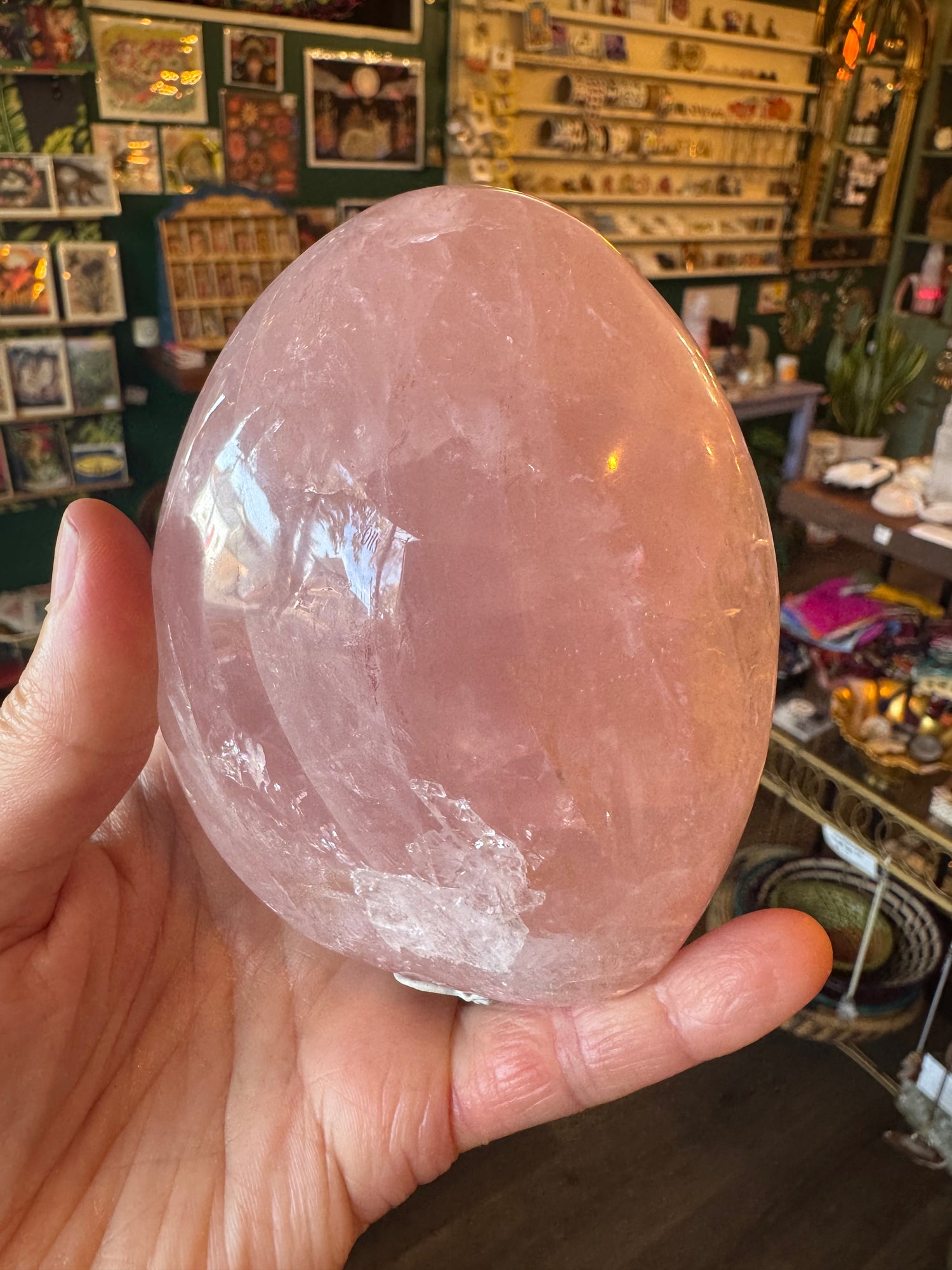 Rose Quartz Freeform 1.5 lb - Moon Room Shop and Wellness
