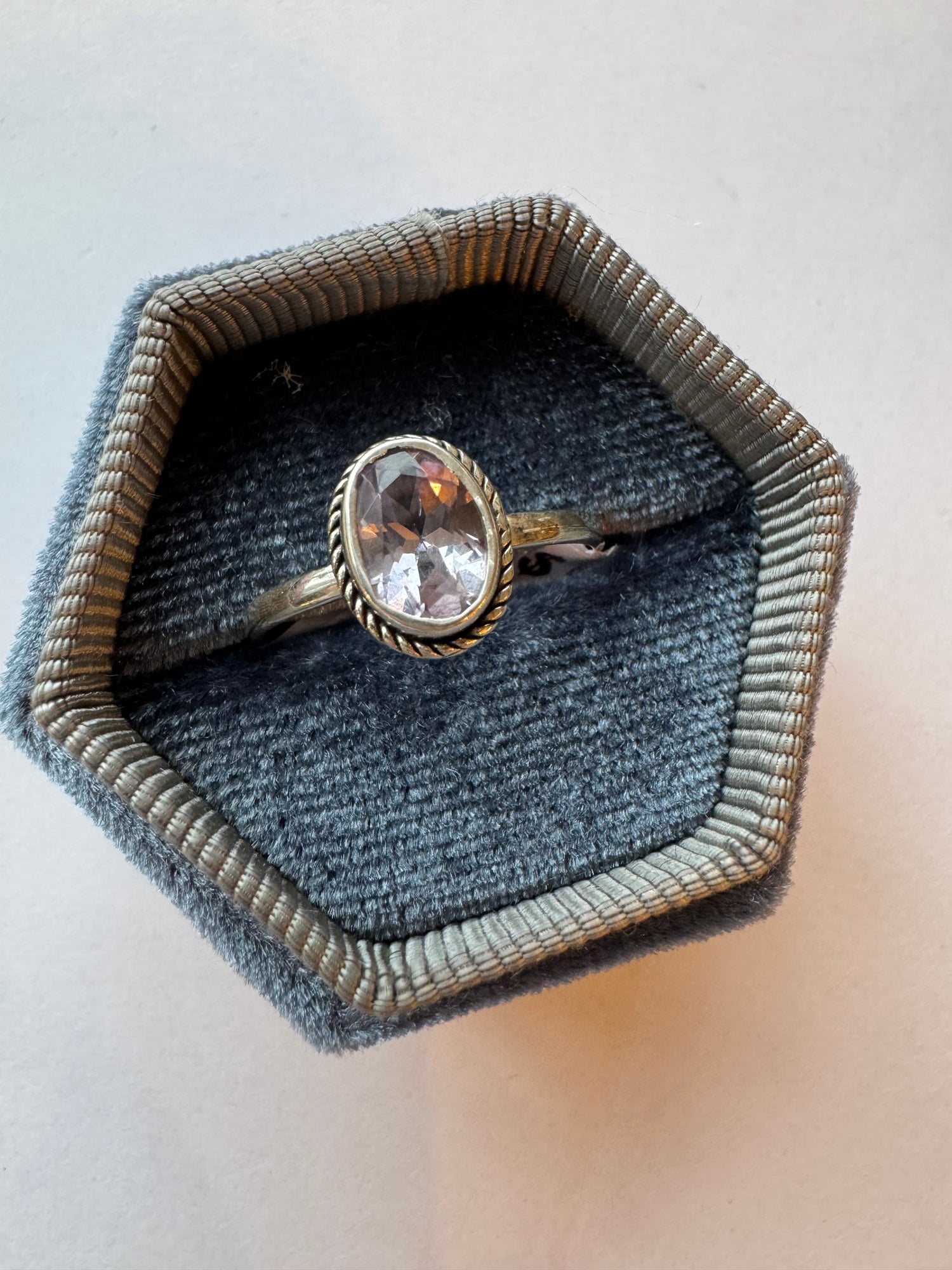 Amethyst Sterling Silver Ring Size 5,6,7,8,9, - Moon Room Shop and Wellness