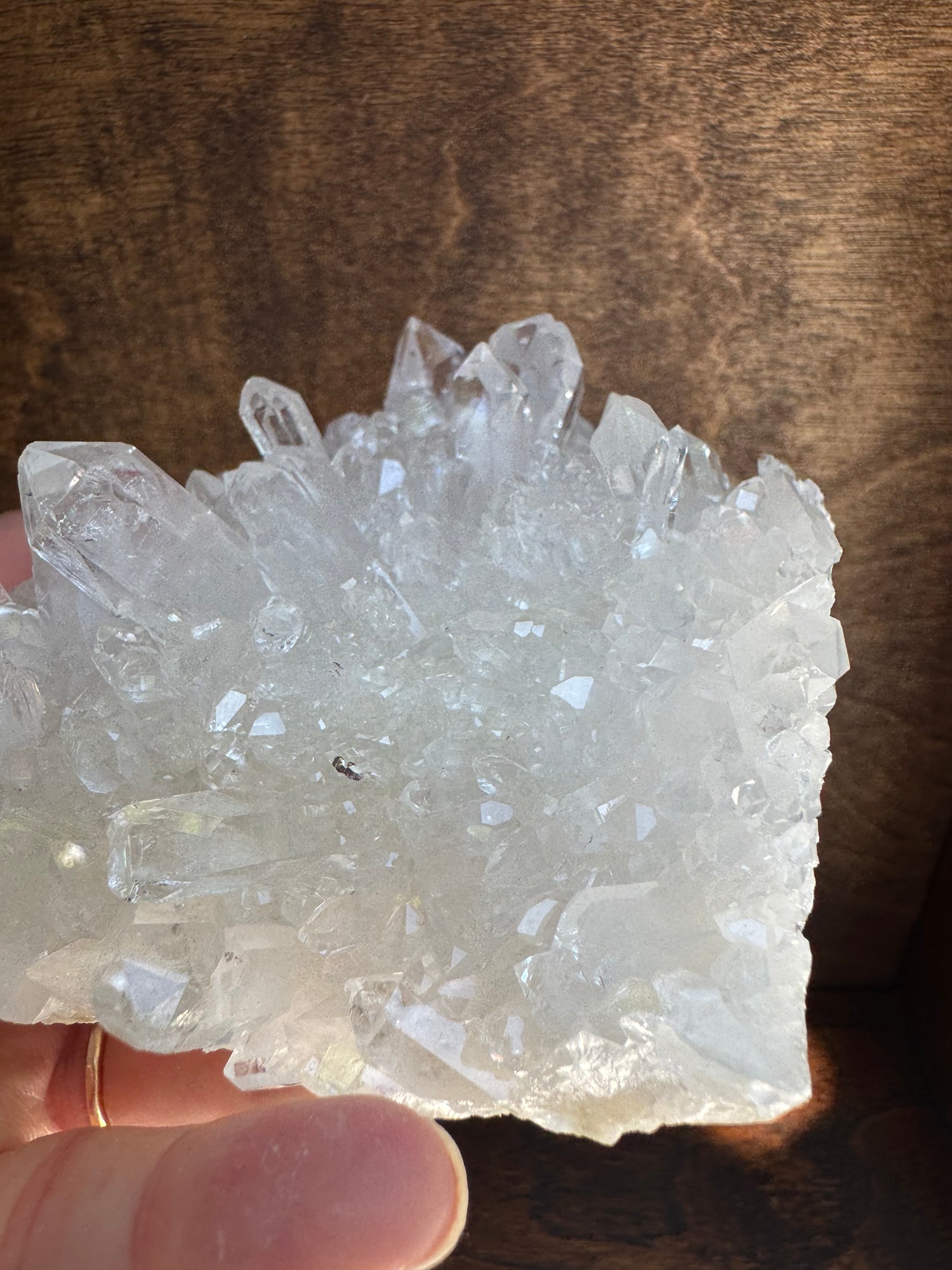 Clear Quartz Sparkly Brazilian Cluster 460 g - Moon Room Shop and Wellness