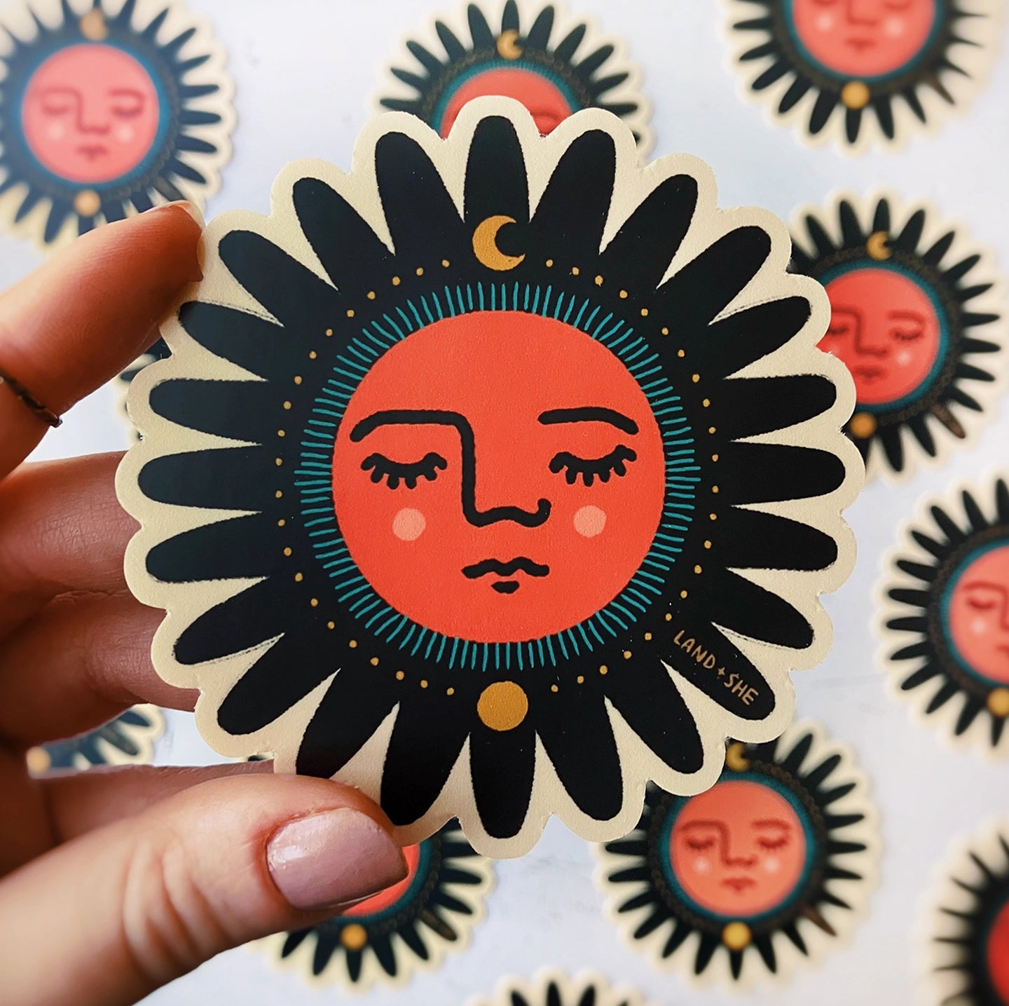 Sunflower Mama Sticker - Moon Room Shop and Wellness