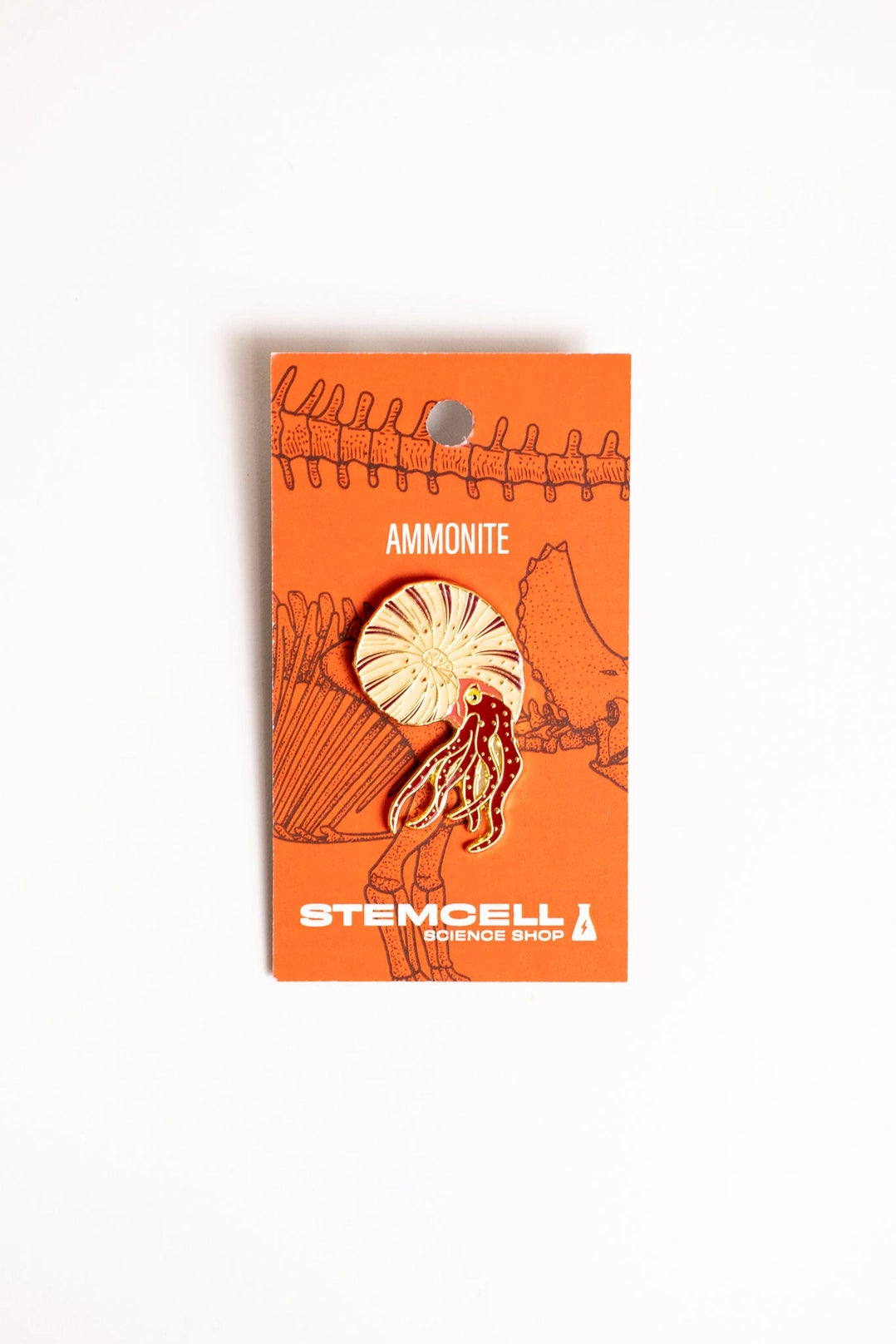 Ammonite Enamel Pin - Moon Room Shop and Wellness