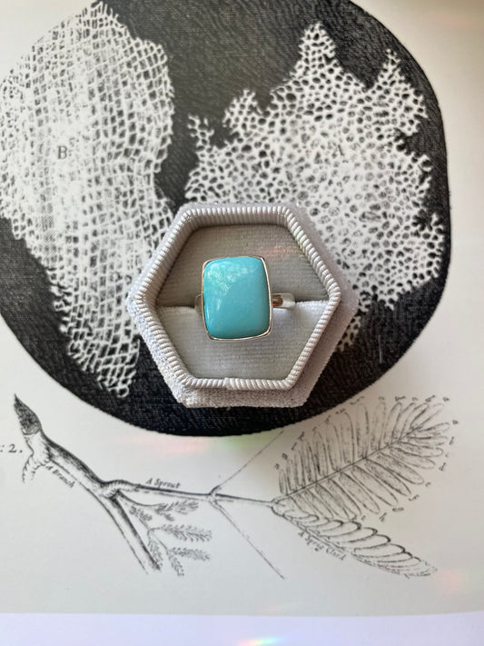 Turquoise Sterling Silver Ring - Moon Room Shop and Wellness