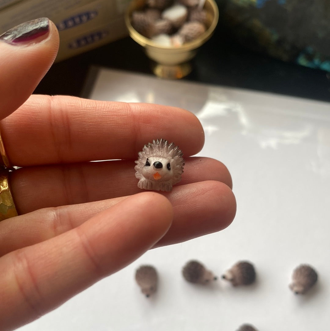 Mini Hedgehog Charm - Moon Room Shop and Wellness