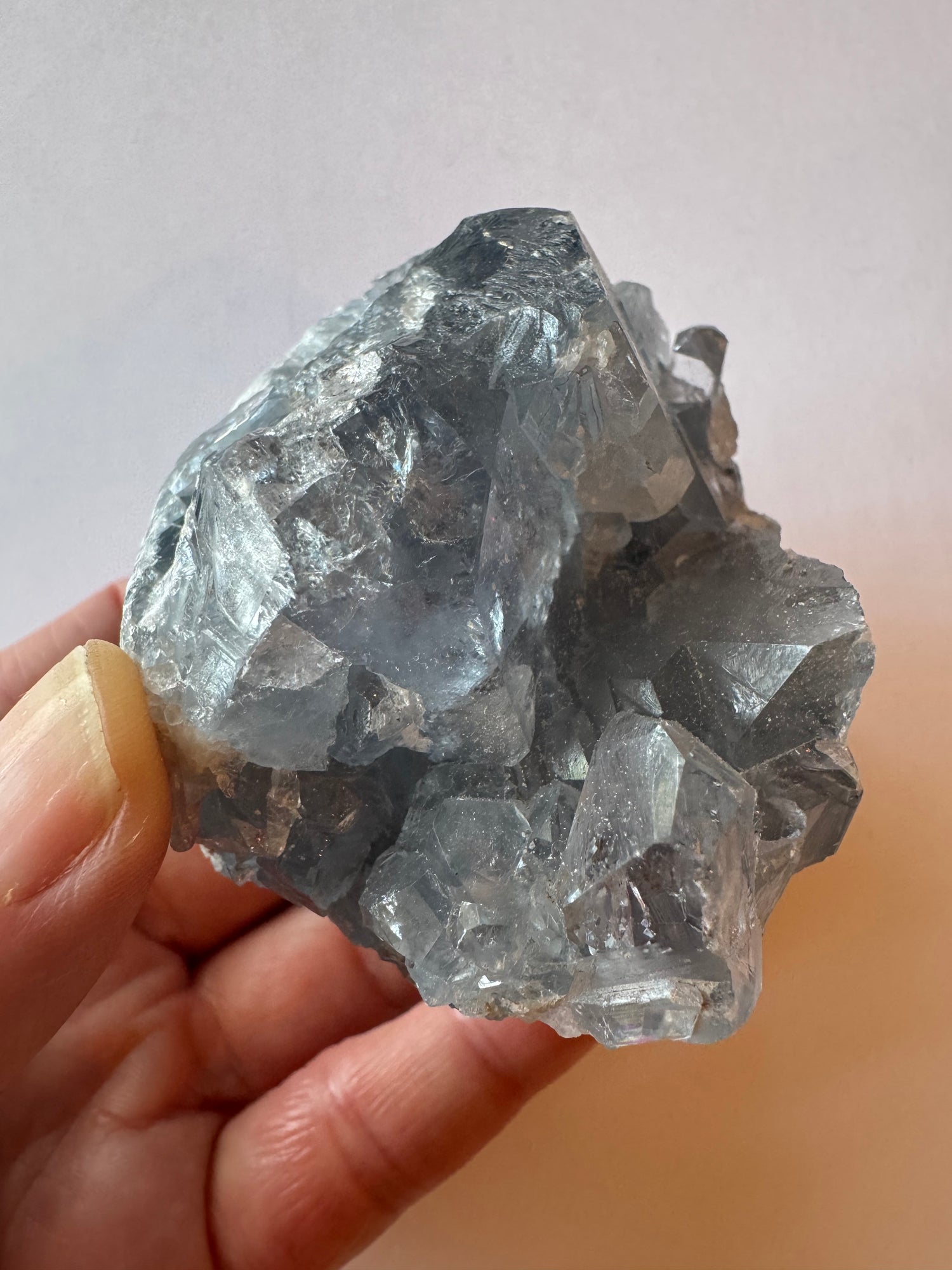Celestite Cluster 349 g - Moon Room Shop and Wellness